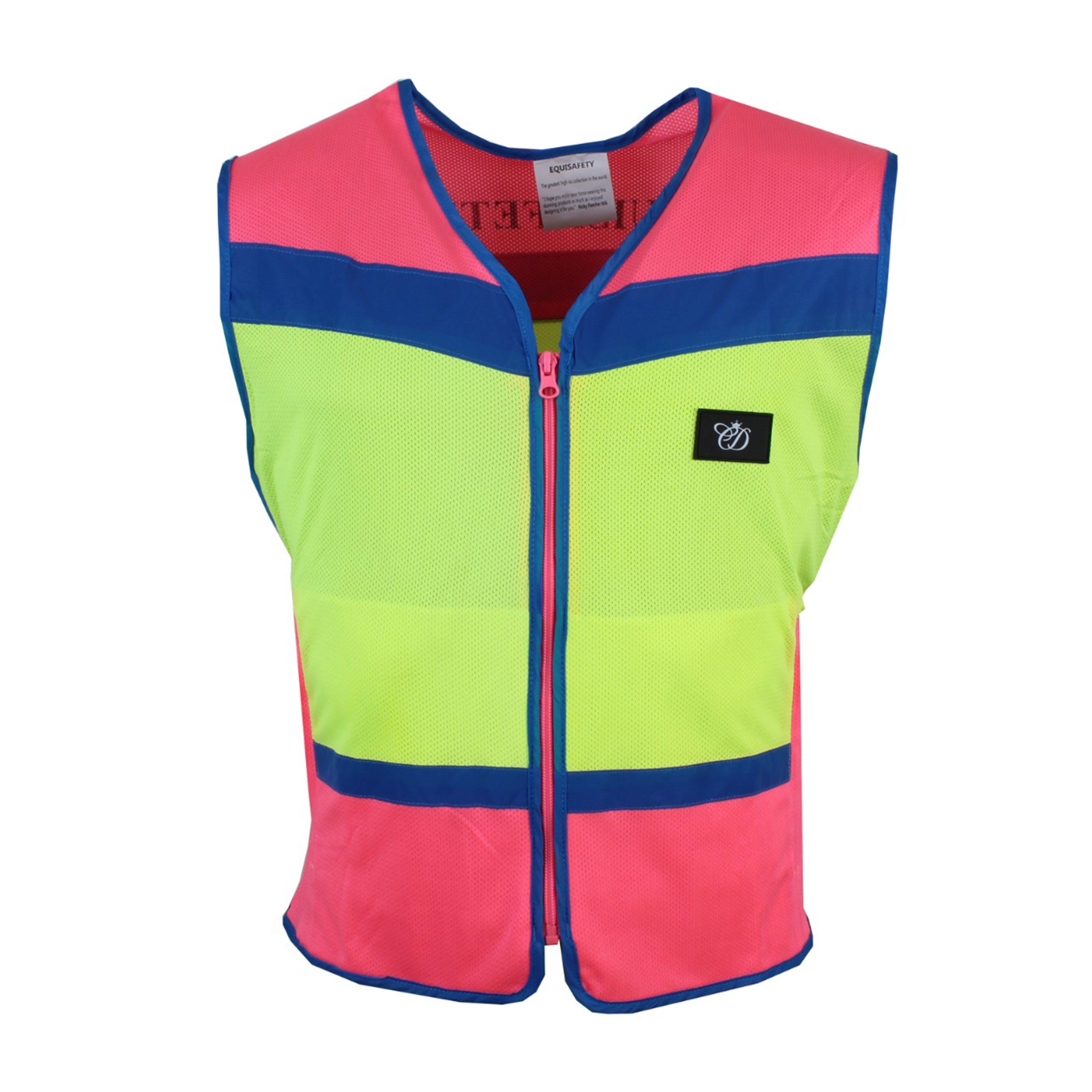 Charlotte Dujardin Multi-Coloured Waistcoat Pink/Yellow