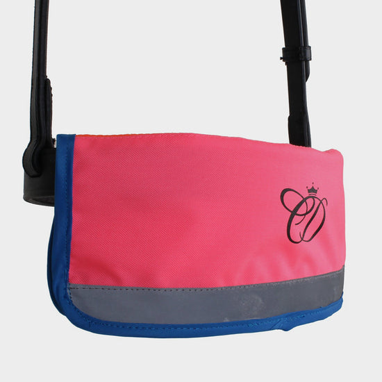 Charlotte Dujardin Multi-Coloured Nose Band Pink/Orange
