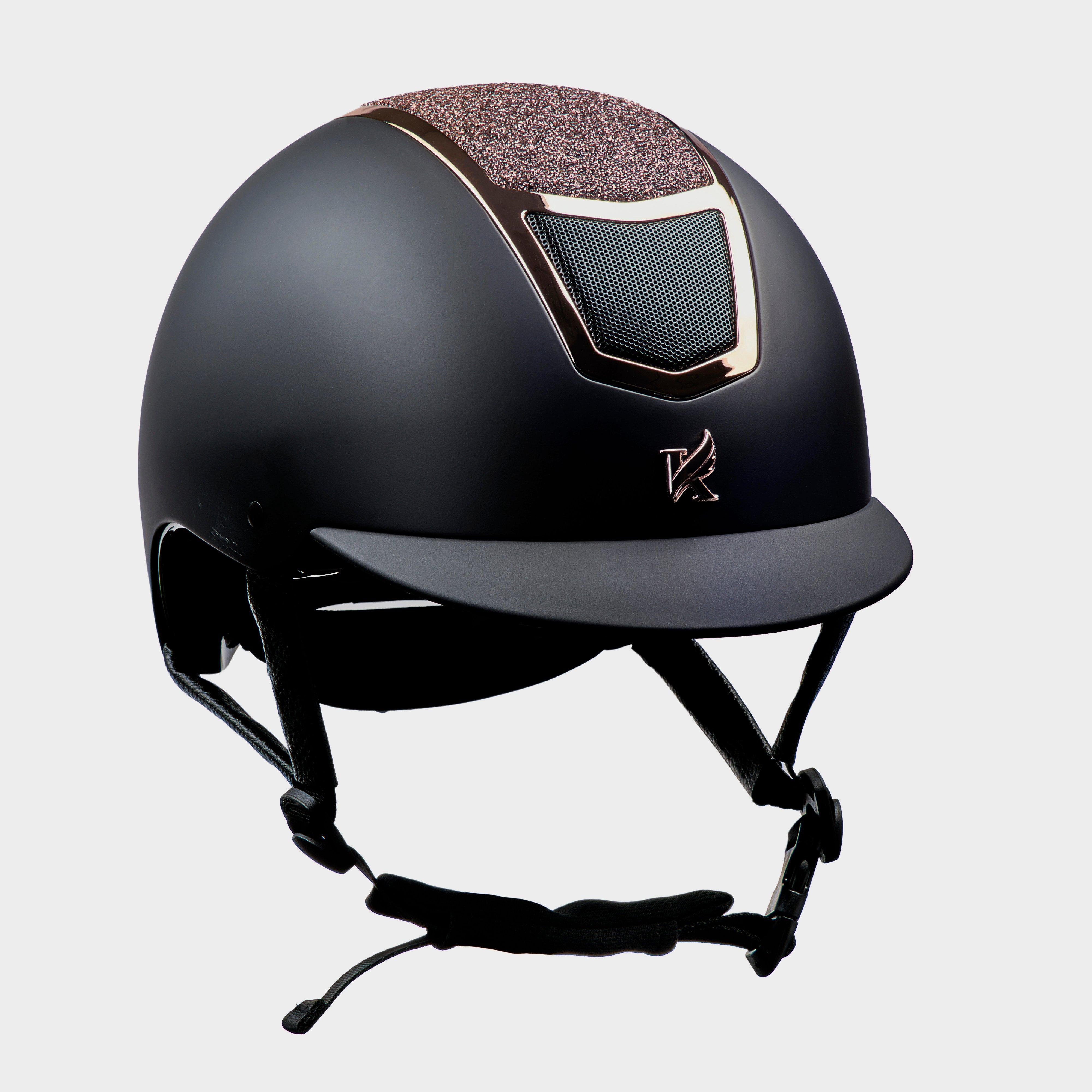 Valentina Riding Hat Black/Rose Gold