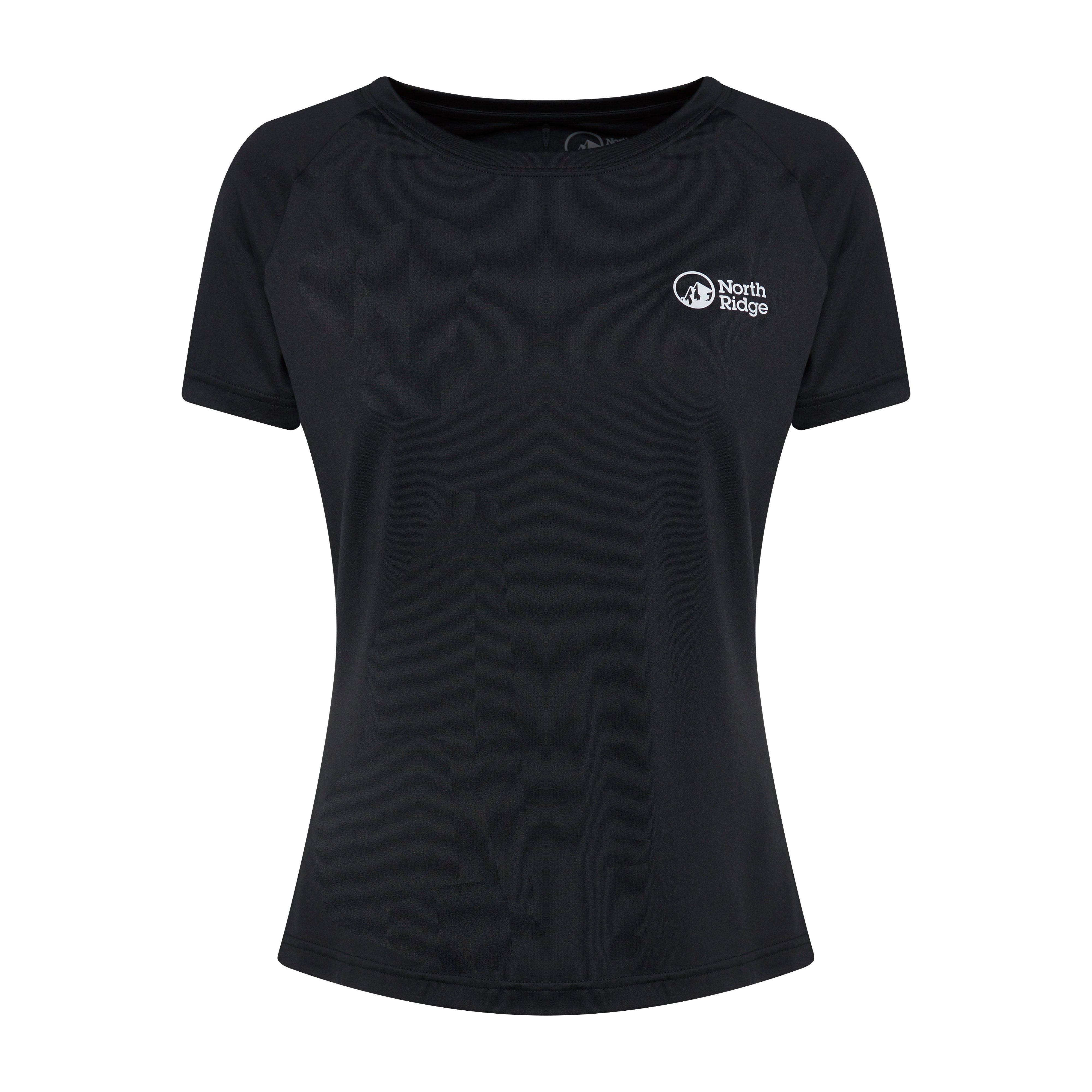 Womens Tech Tee Plus Black