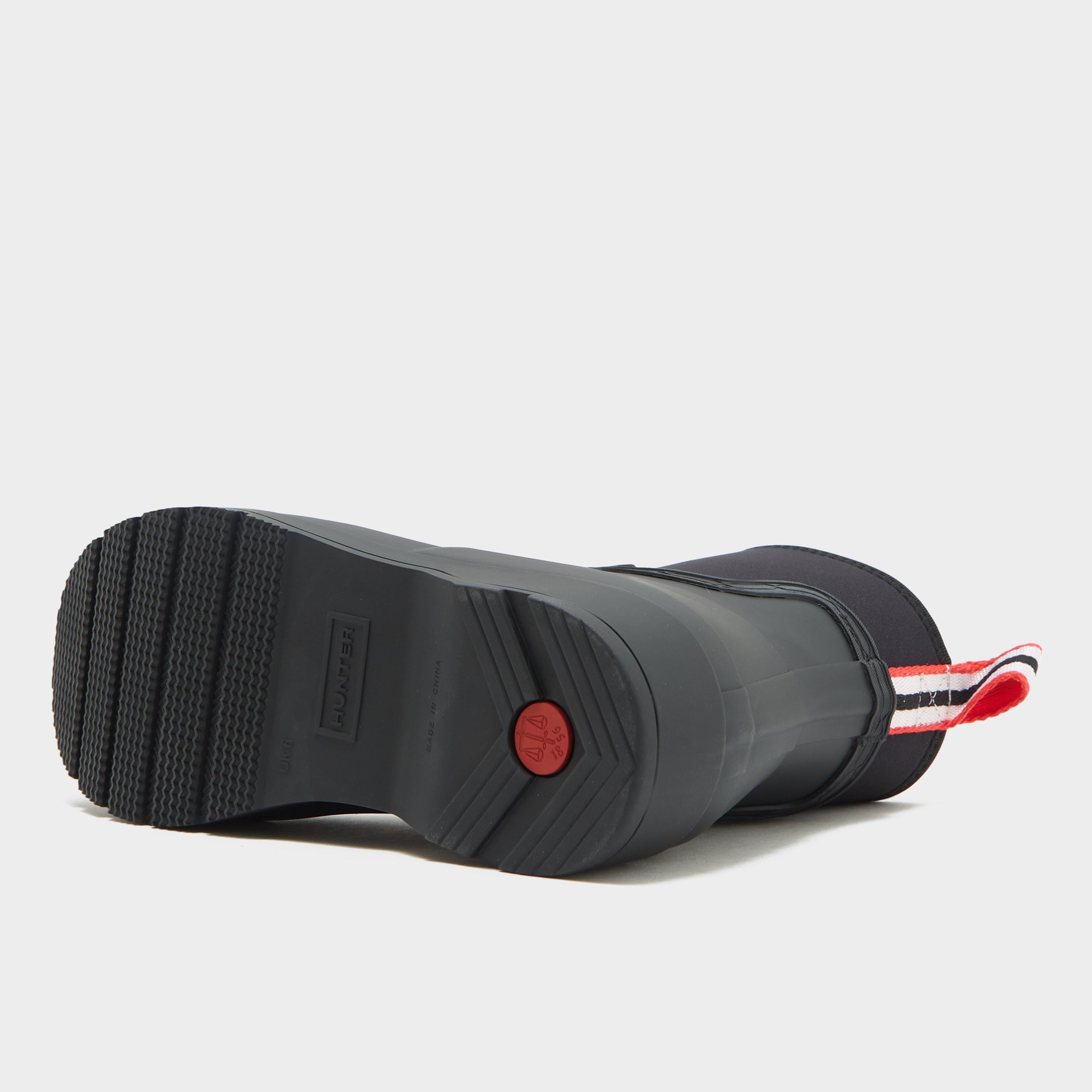 Womens Play Short Neoprene Wellington Boots Black