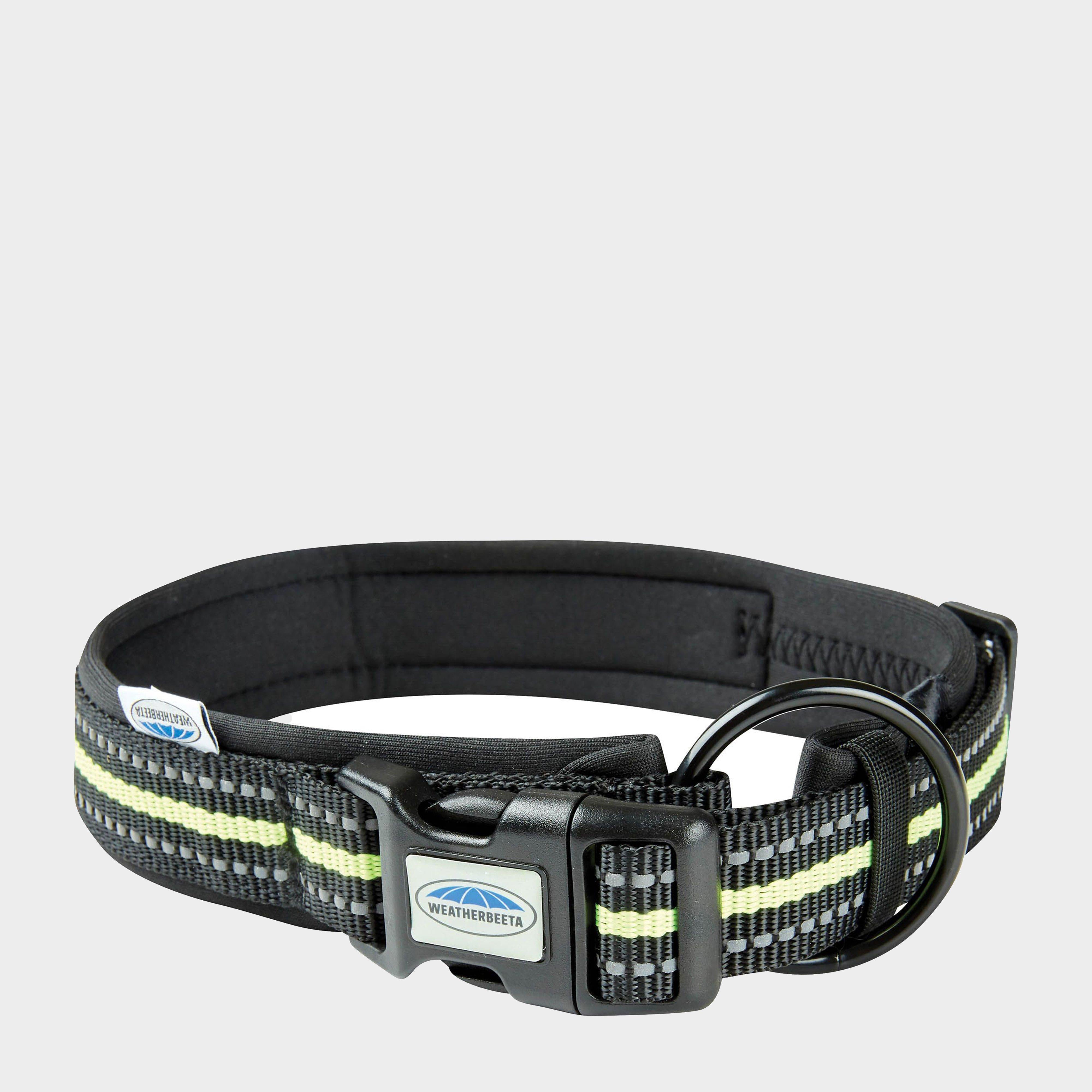 Reflective Dog Collar Black/Yellow