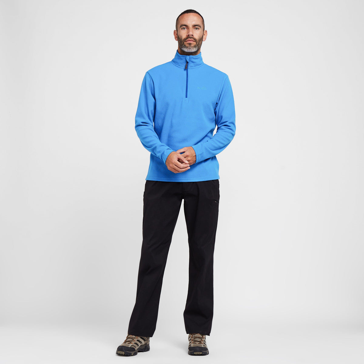 Mens Bracken Half Zip Fleece Blue