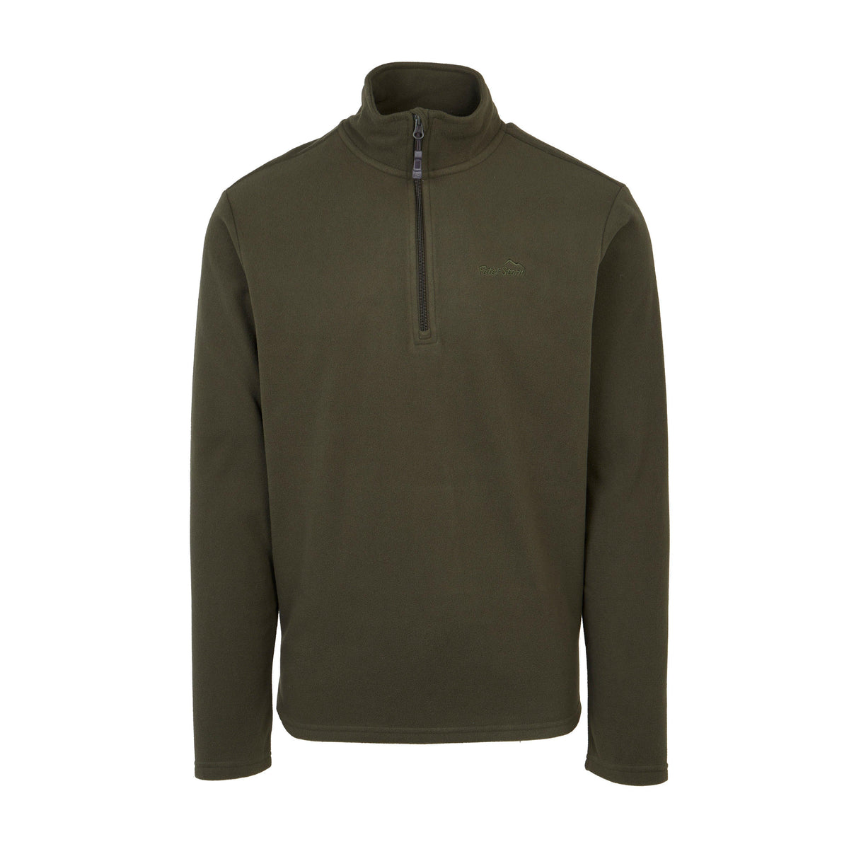 Mens Bracken Half Zip Fleece Khaki