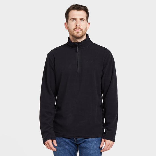 Mens Bracken Half Zip Fleece Black