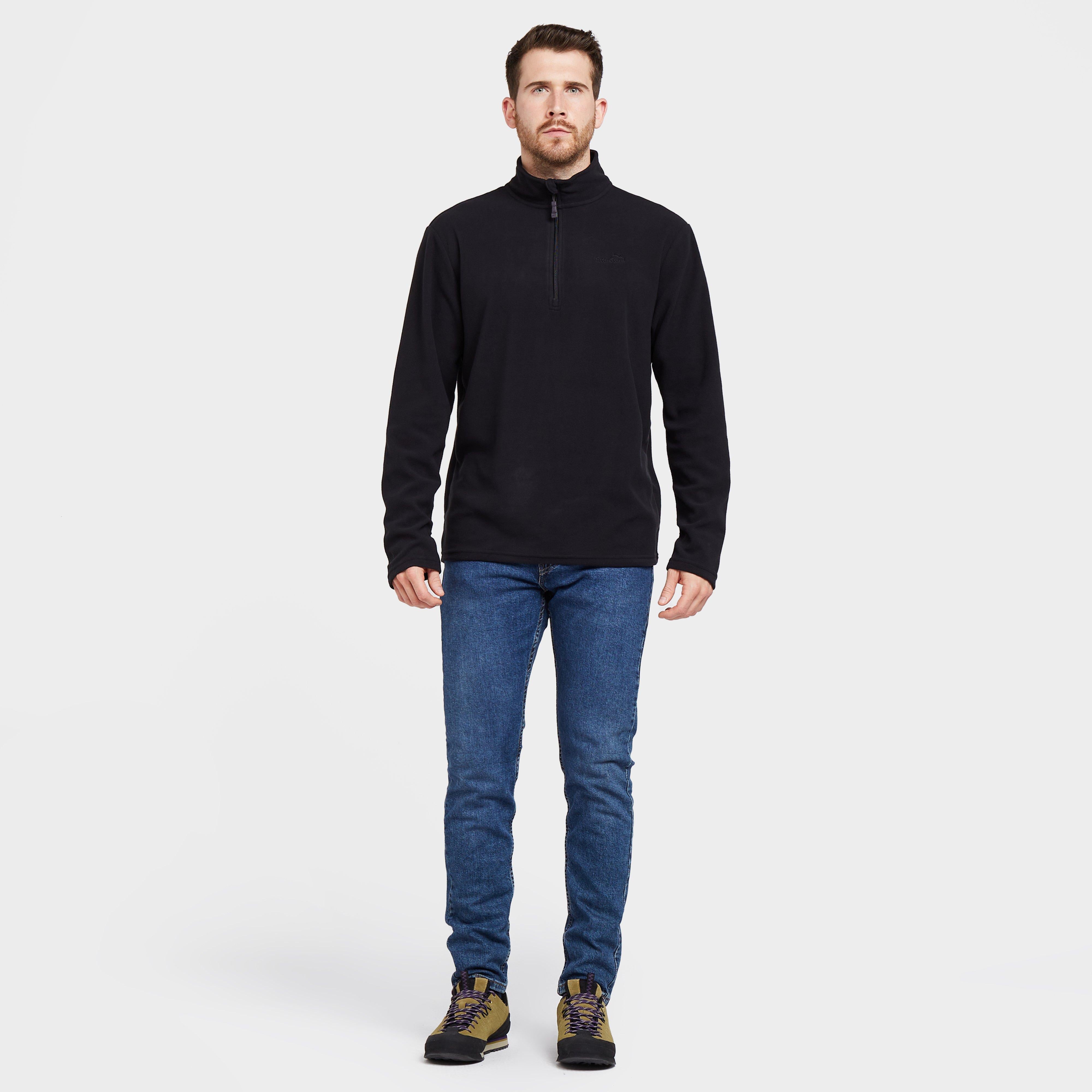 Mens Bracken Half Zip Fleece Black