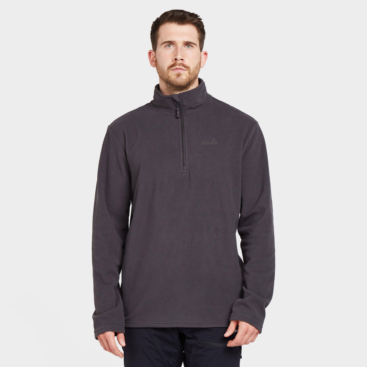 Mens Bracken Half Zip Fleece Grey