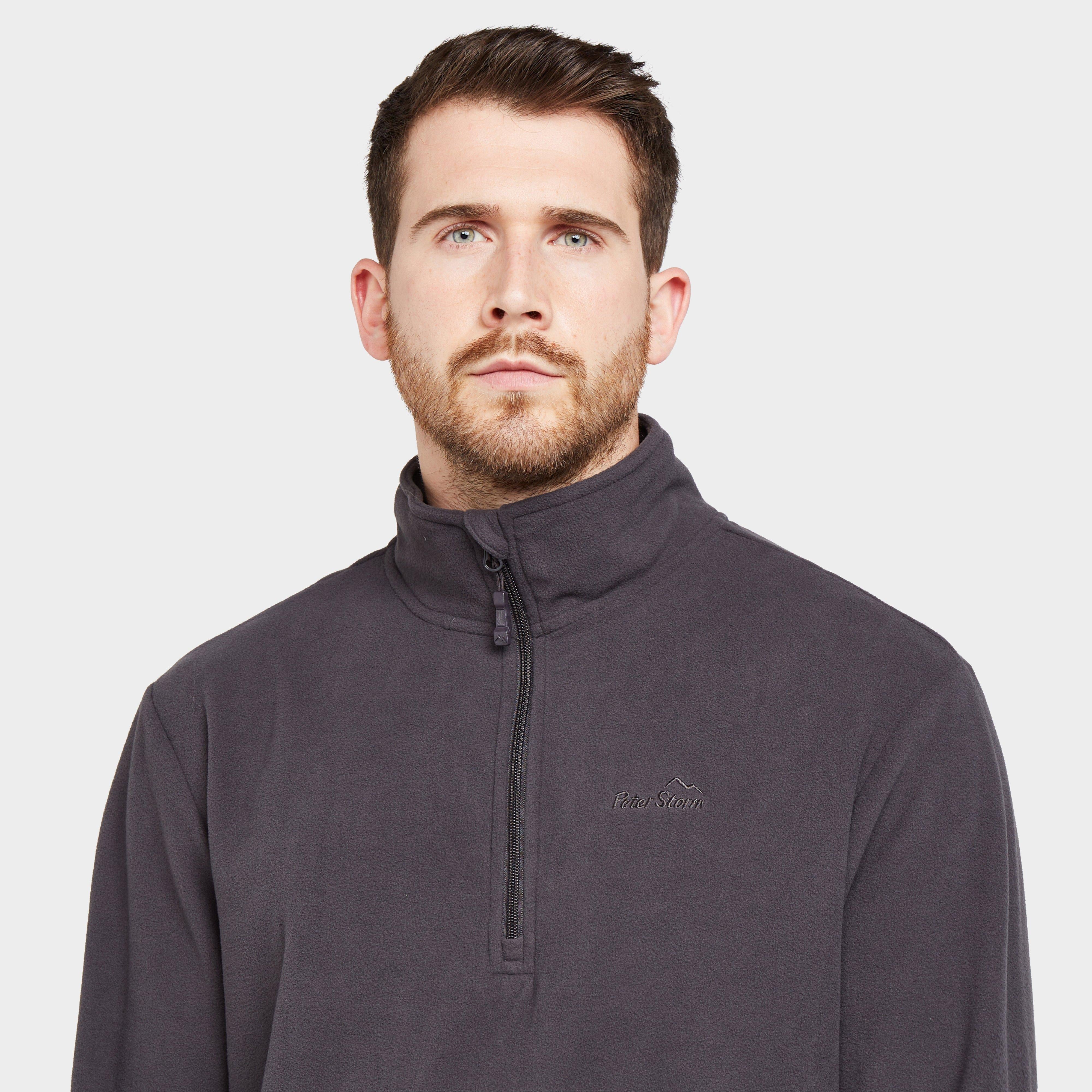Mens Bracken Half Zip Fleece Grey
