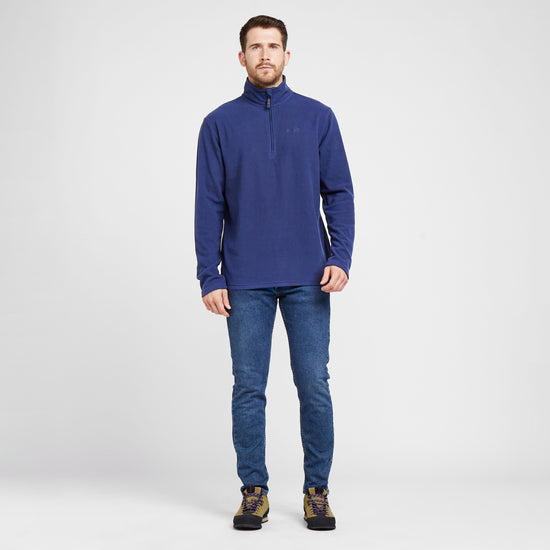 Mens Bracken Half Zip Fleece Navy