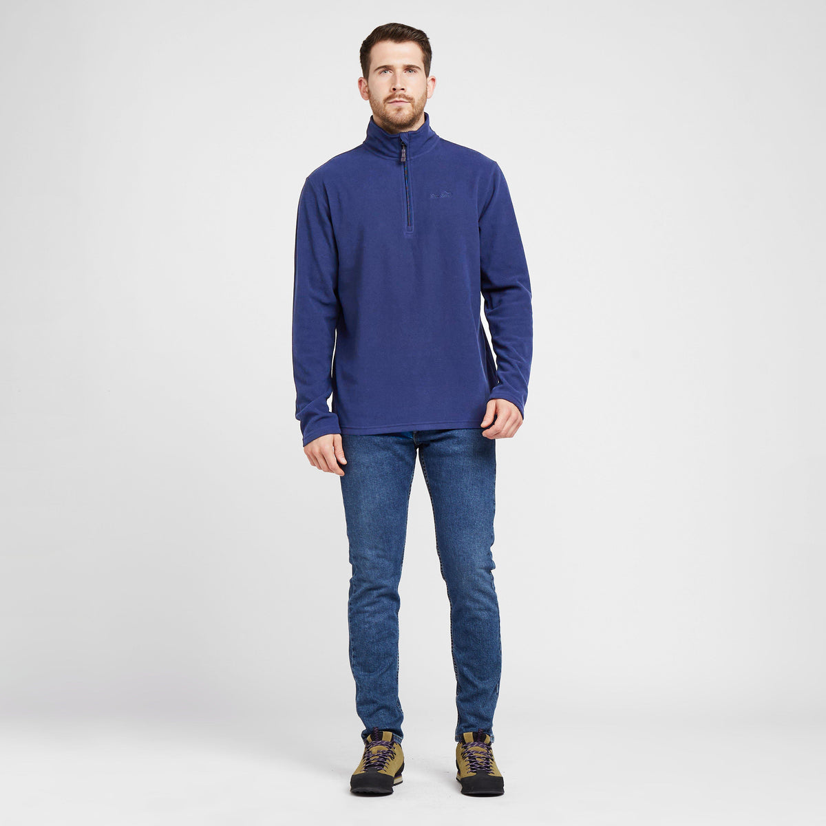 Mens Bracken Half Zip Fleece Navy
