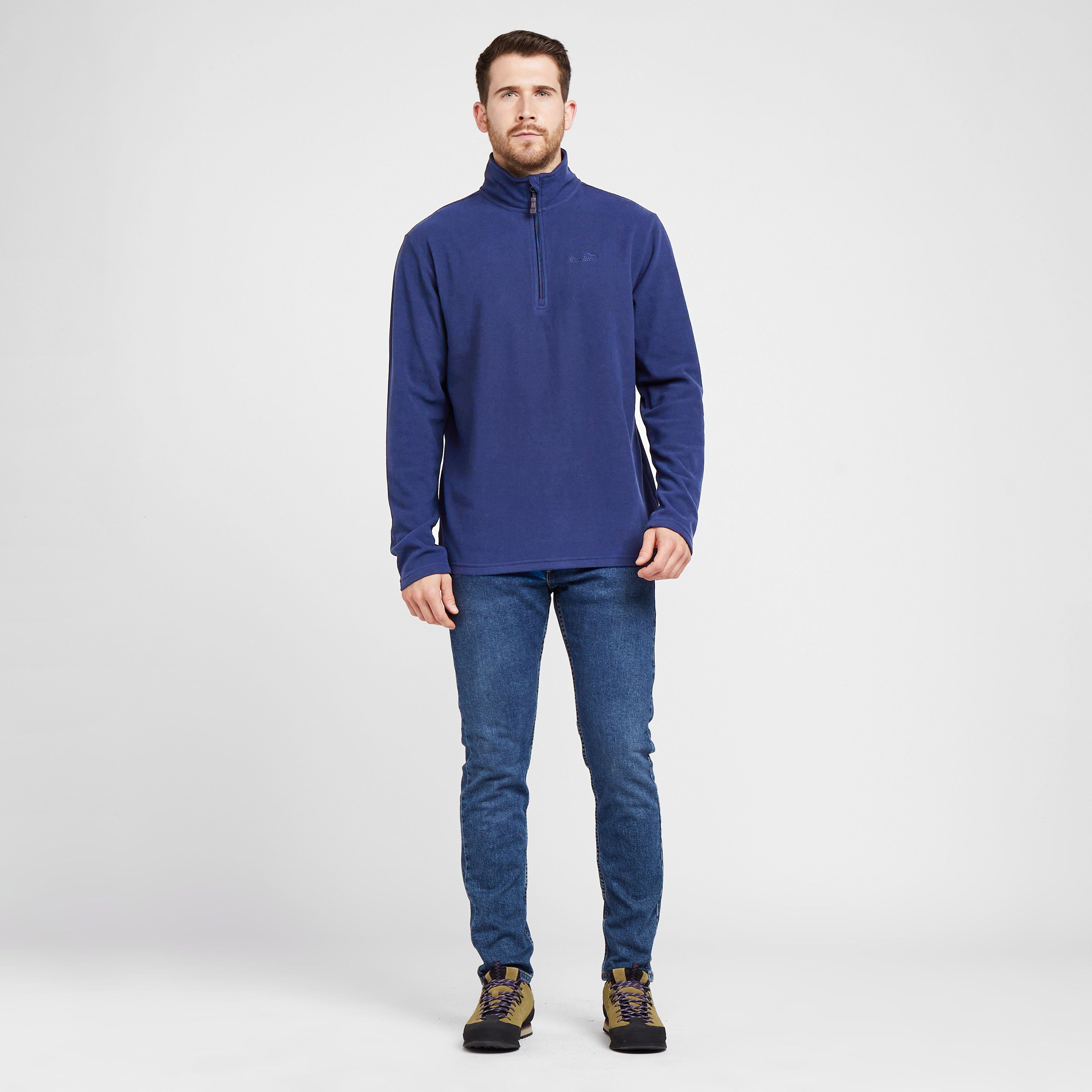Mens Bracken Half Zip Fleece Navy