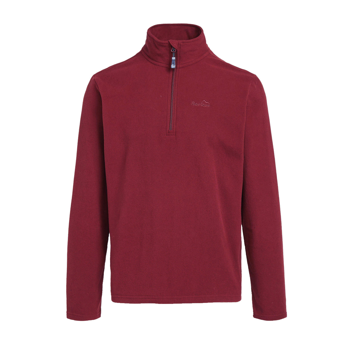 Mens Bracken Half Zip Fleece Red