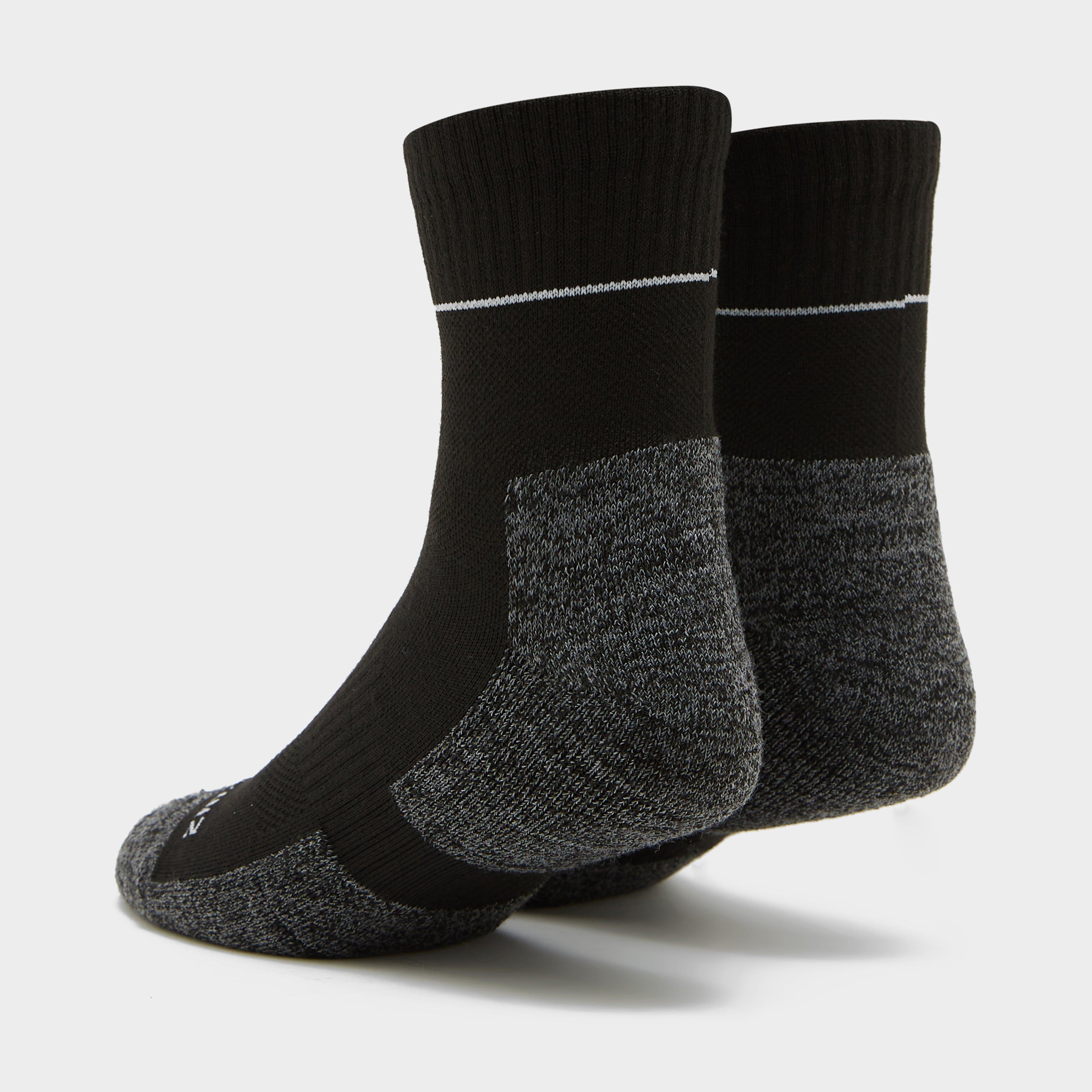 Quick Dry Ankle Socks Black/Grey