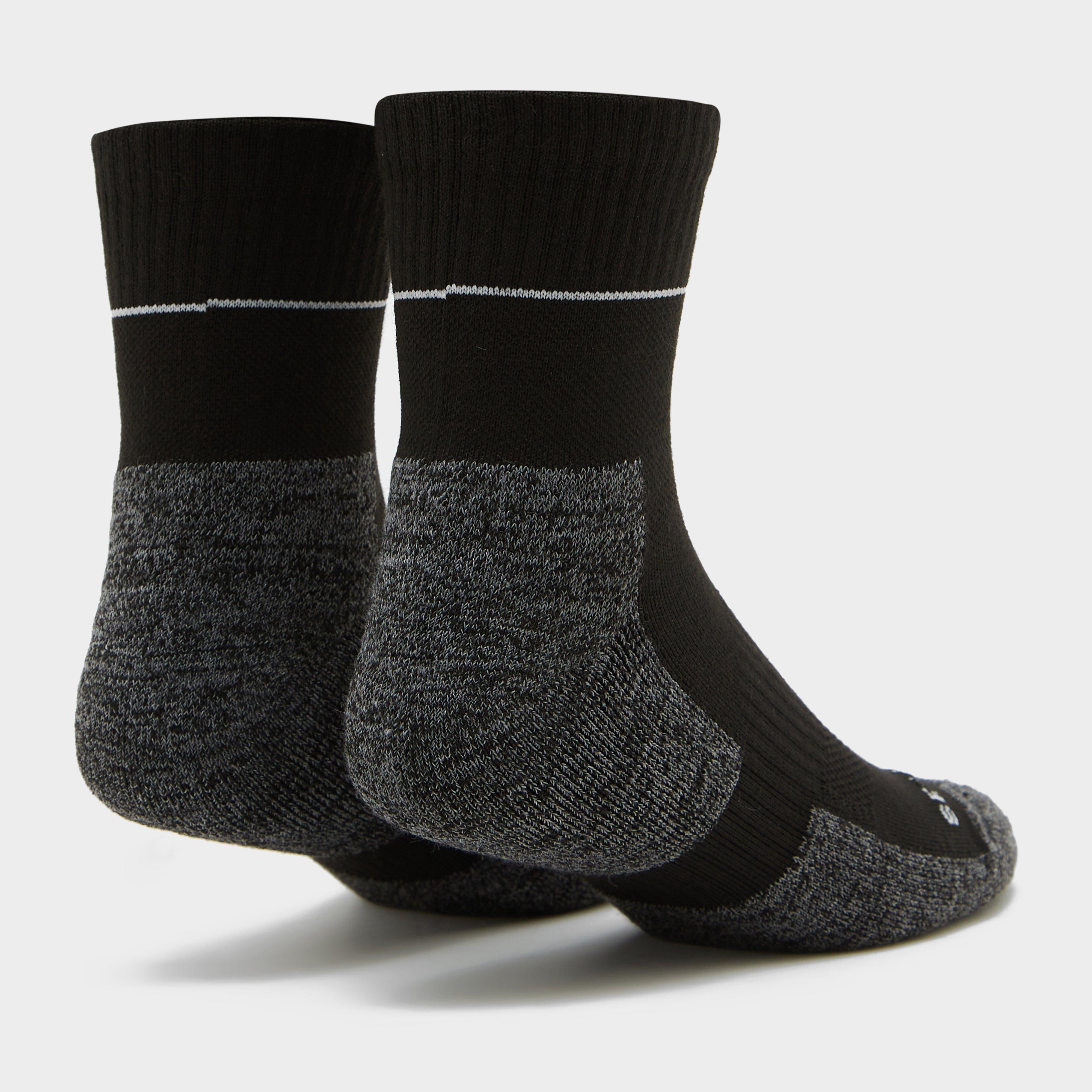 Quick Dry Ankle Socks Black/Grey