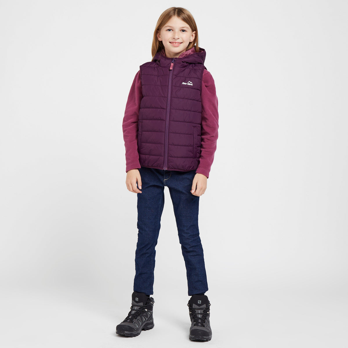 Kids Blisco II Insulated Gilet Purple