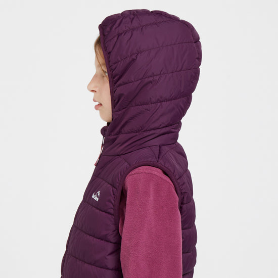 Kids Blisco II Insulated Gilet Purple