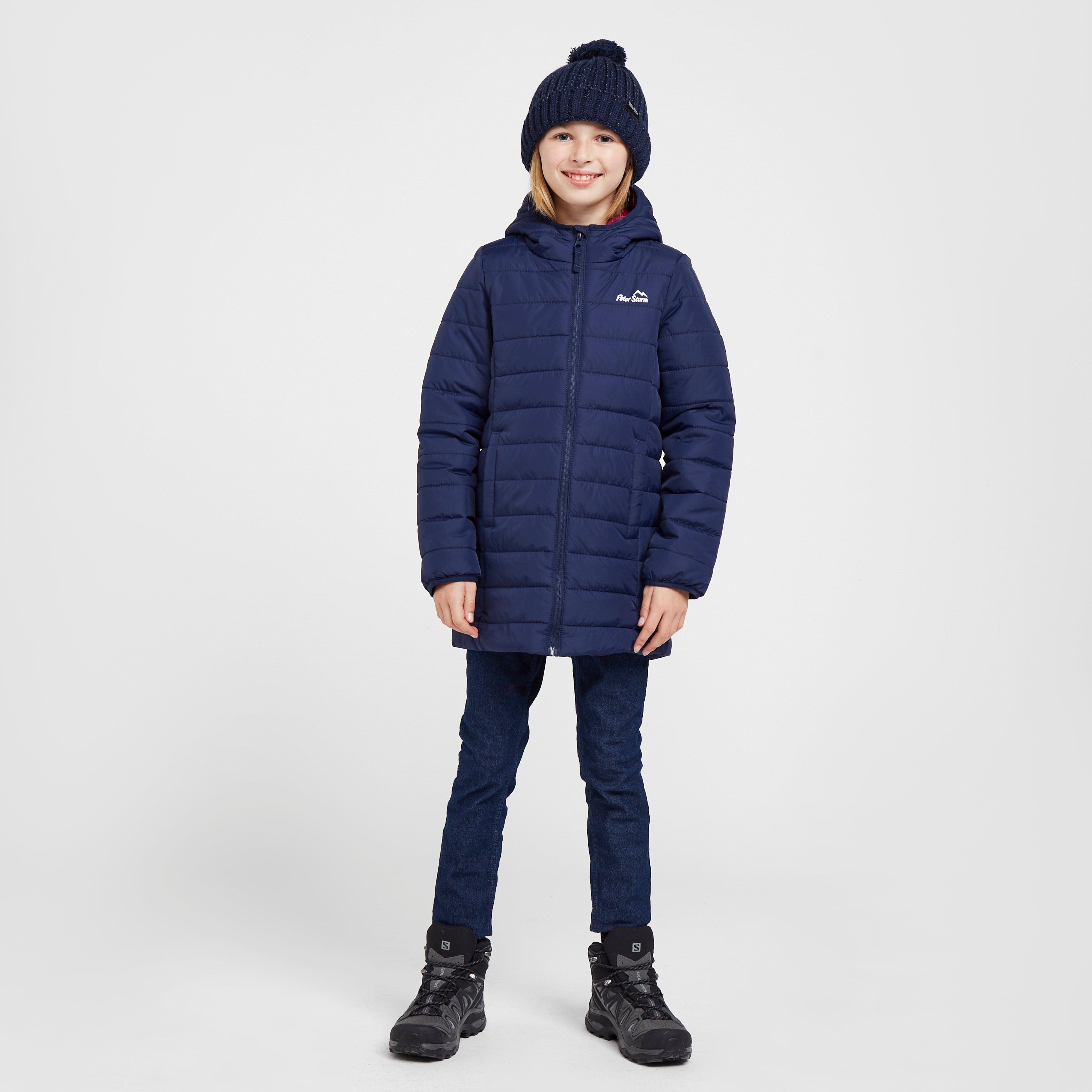 Kids Blisco II Hooded Longline Jacket Navy