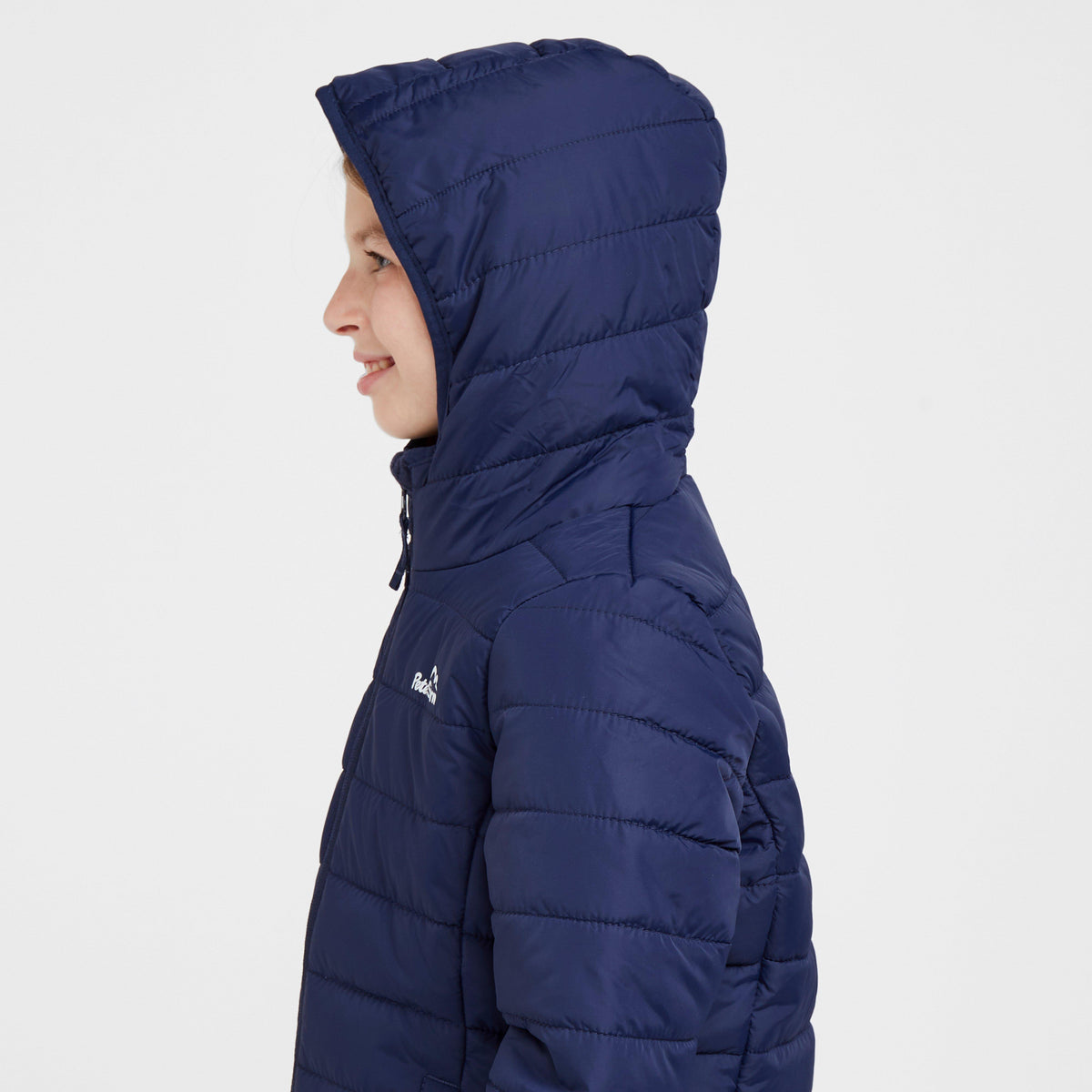 Kids Blisco II Hooded Longline Jacket Navy
