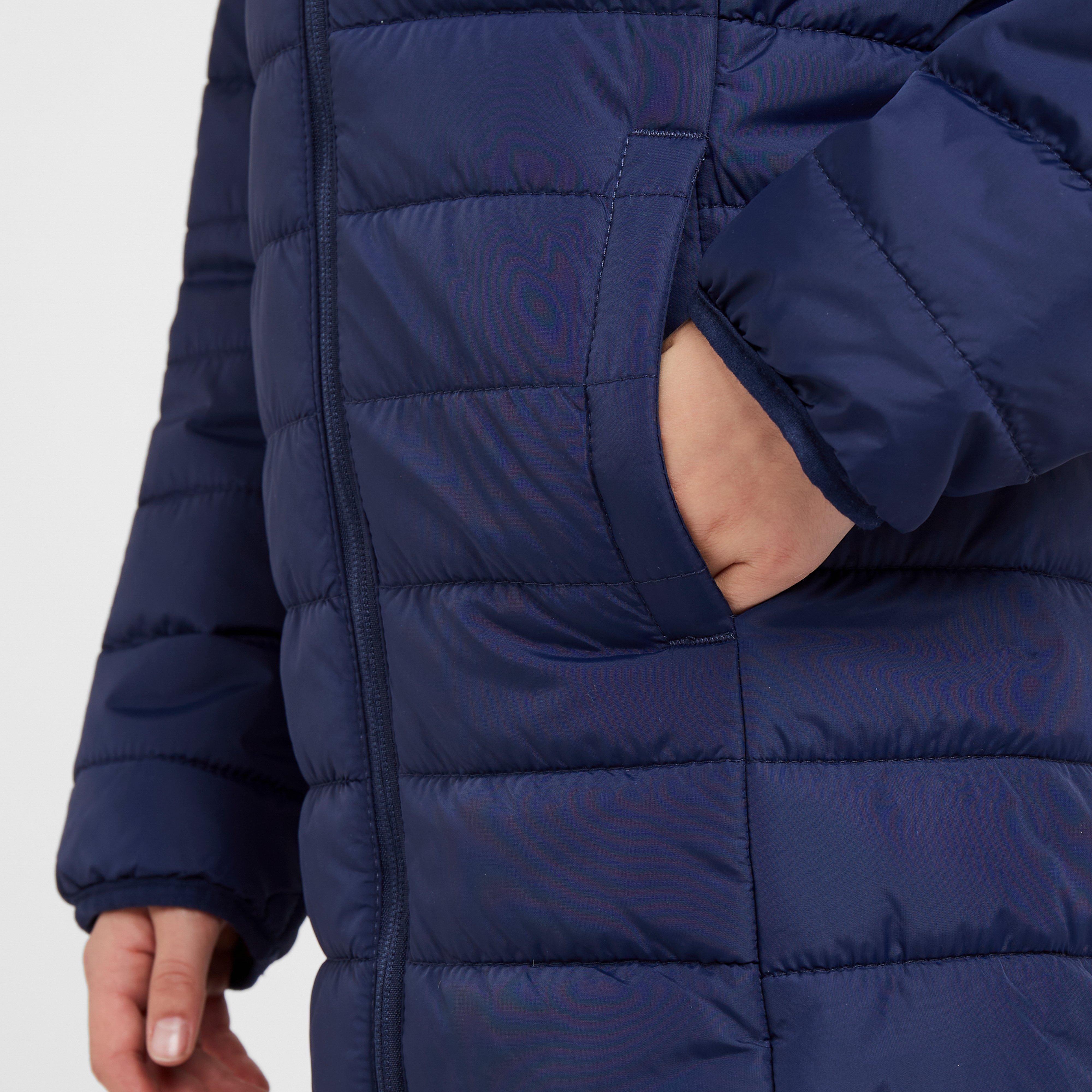 Kids Blisco II Hooded Longline Jacket Navy