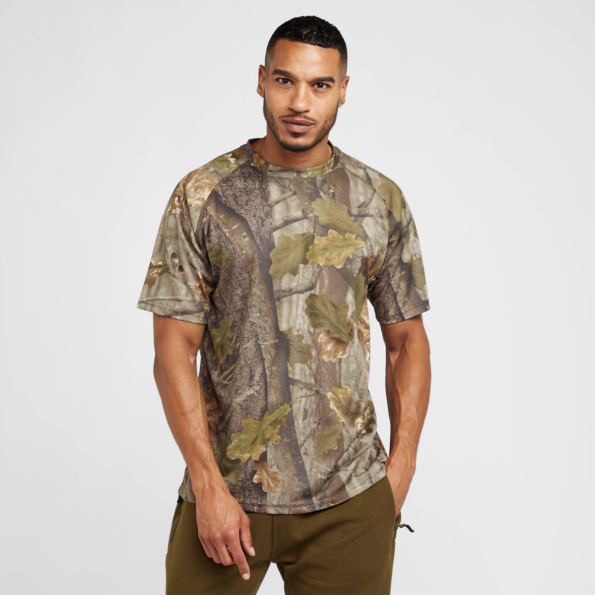 Mens QW Evo Short Sleeve T-Shirt Camouflage