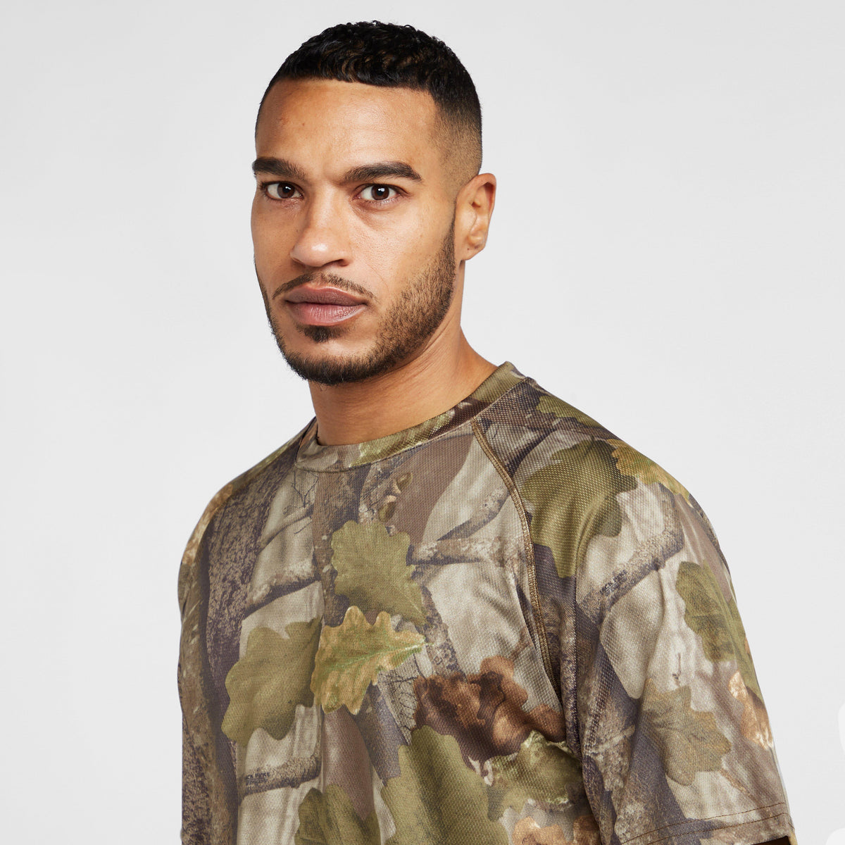 Mens QW Evo Short Sleeve T-Shirt Camouflage