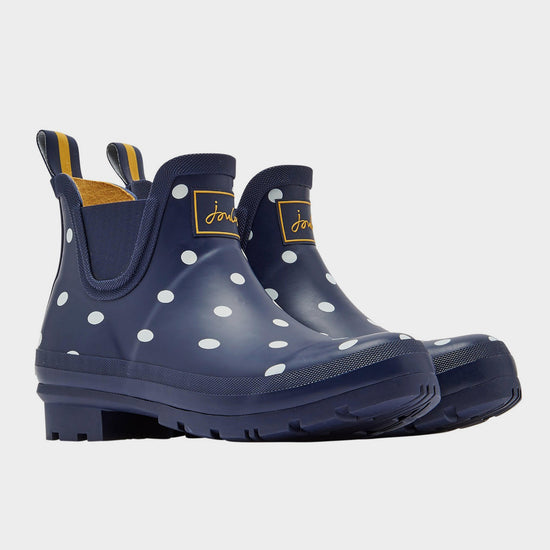 Womens Wellibob French Navy Spot