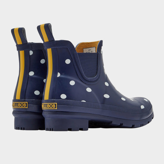 Womens Wellibob French Navy Spot