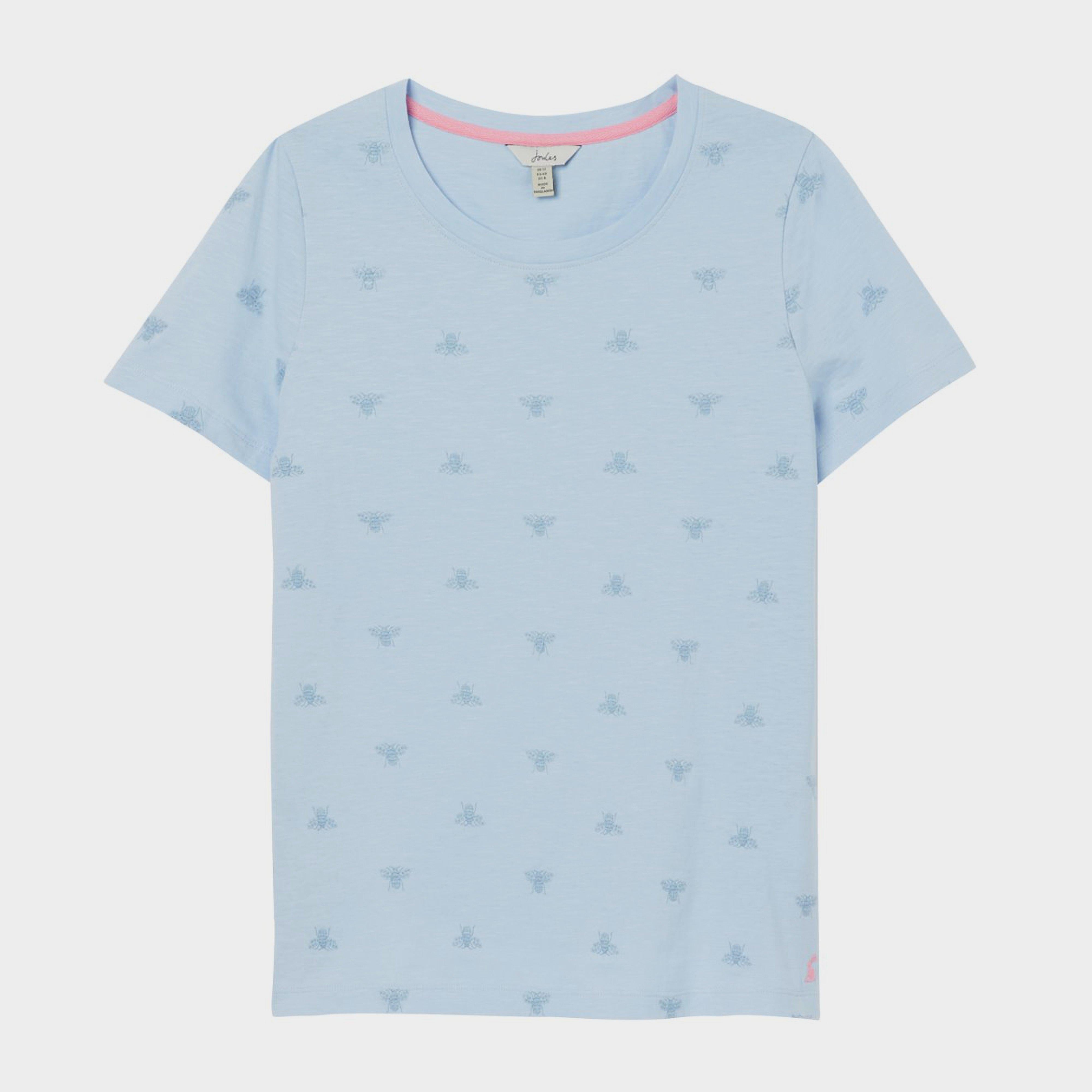 Womens Carley Embroidered T-Shirt Blue Bee
