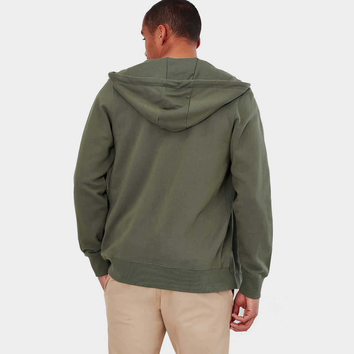 Mens Mayday Zip Hoodie Seaweed