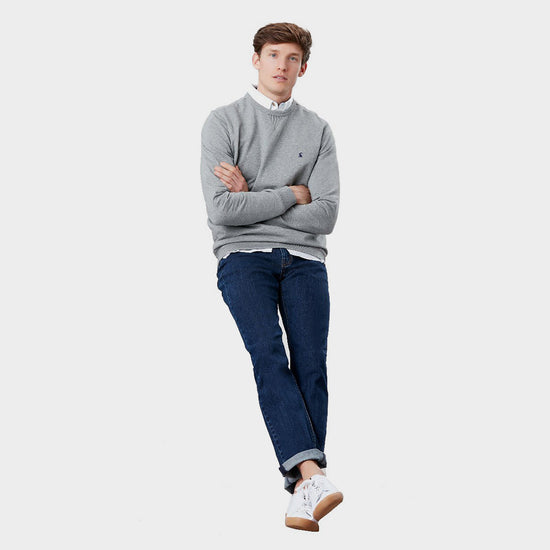 Men’s Monty Crew Neck Sweatshirt Grey Marl