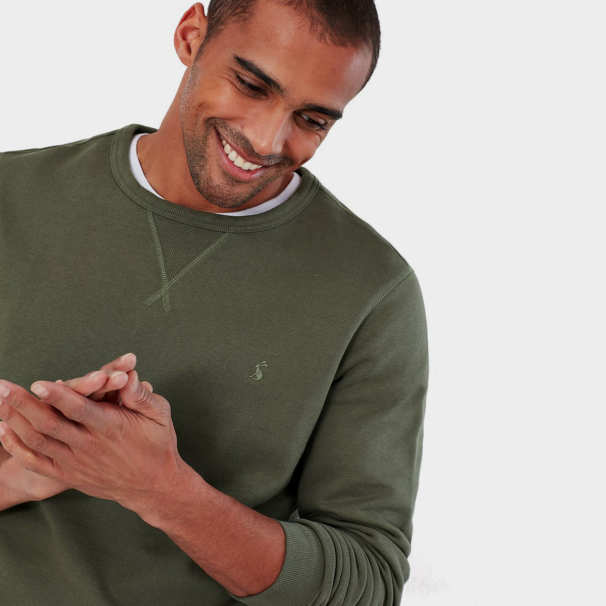 Men’s Monty Crew Neck Sweatshirt Seaweed