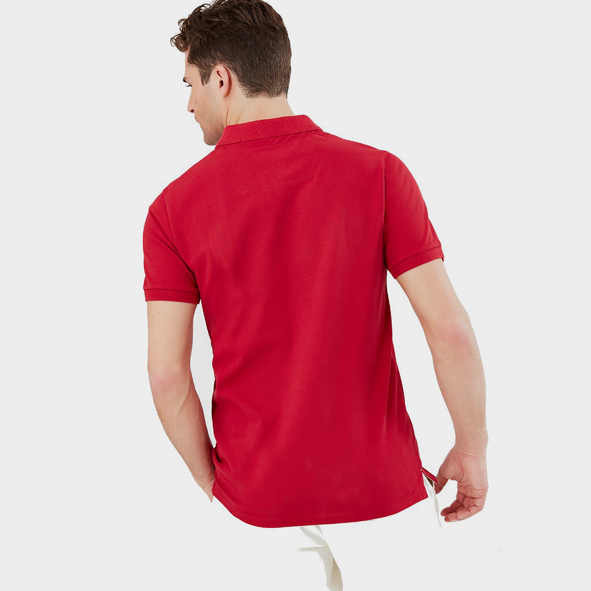 Mens Woody Polo Shirt Deep Rasberry