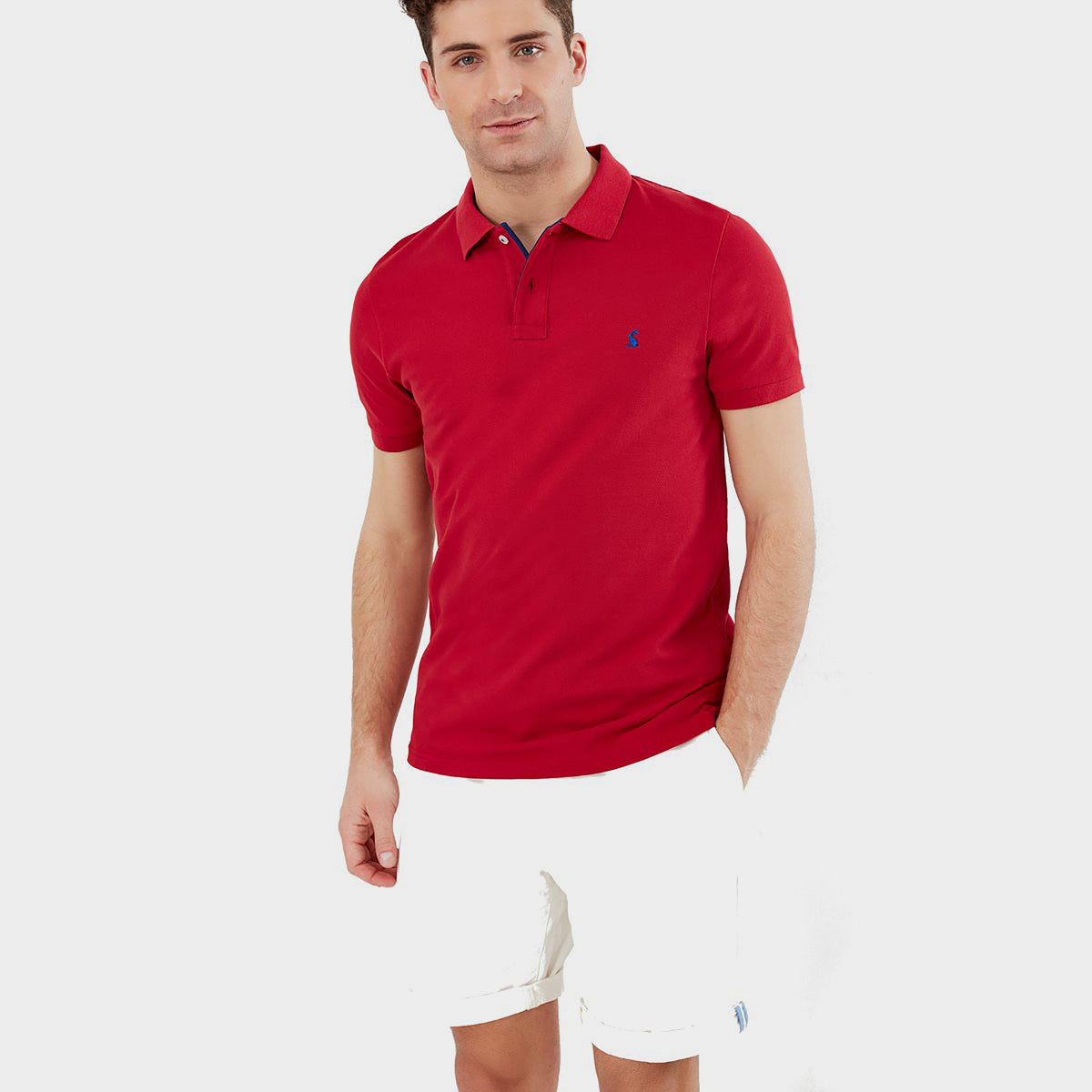 Mens Woody Polo Shirt Deep Rasberry