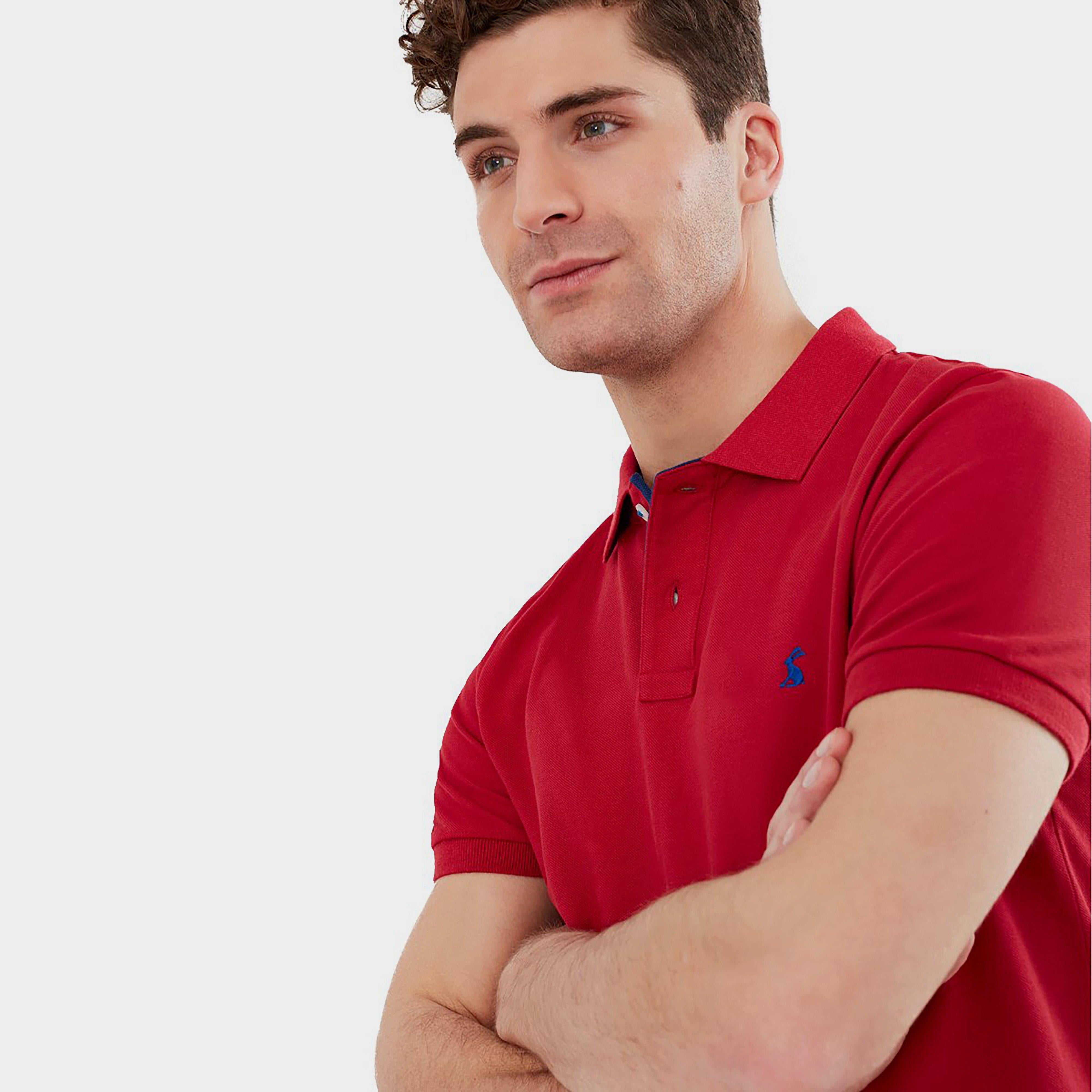 Mens Woody Polo Shirt Deep Rasberry