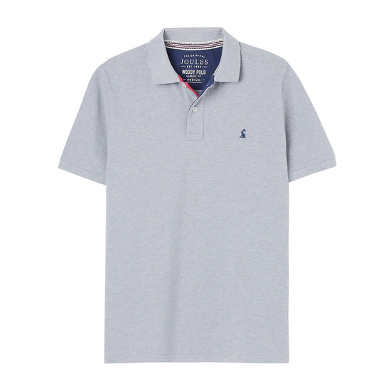 Mens Woody Polo Shirt Grey Marl