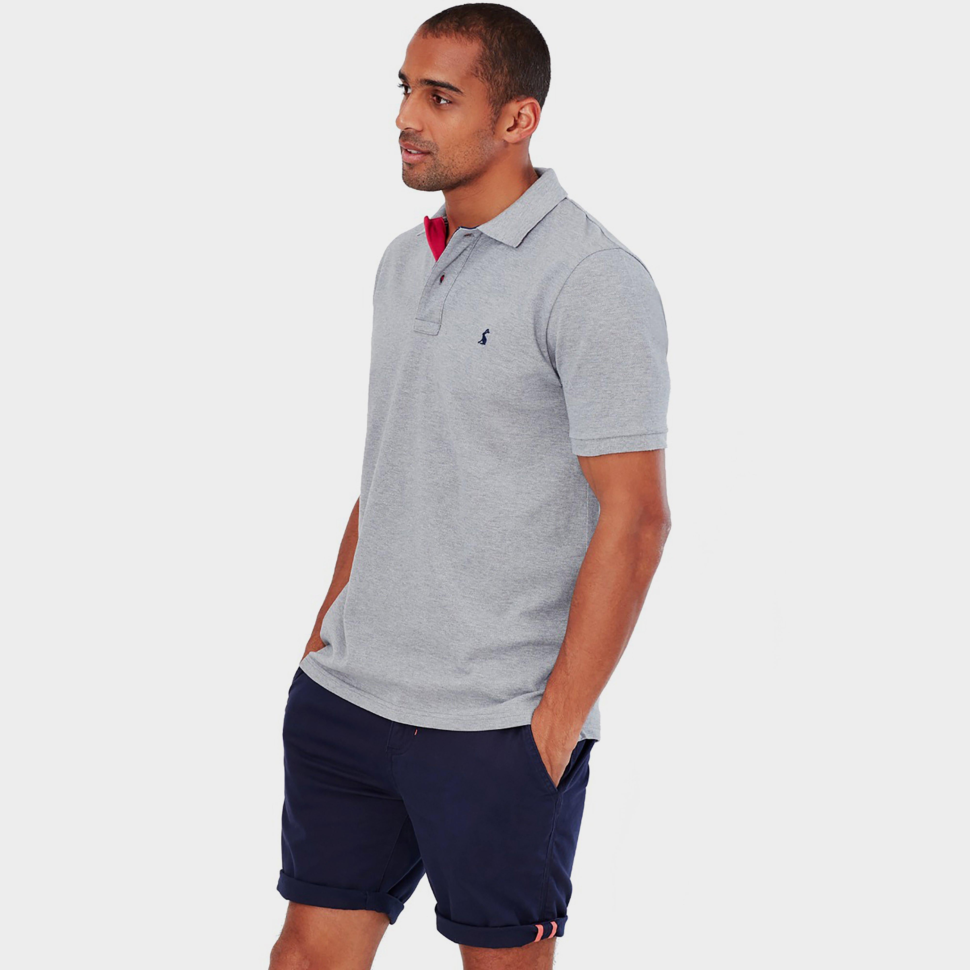 Mens Woody Polo Shirt Grey Marl