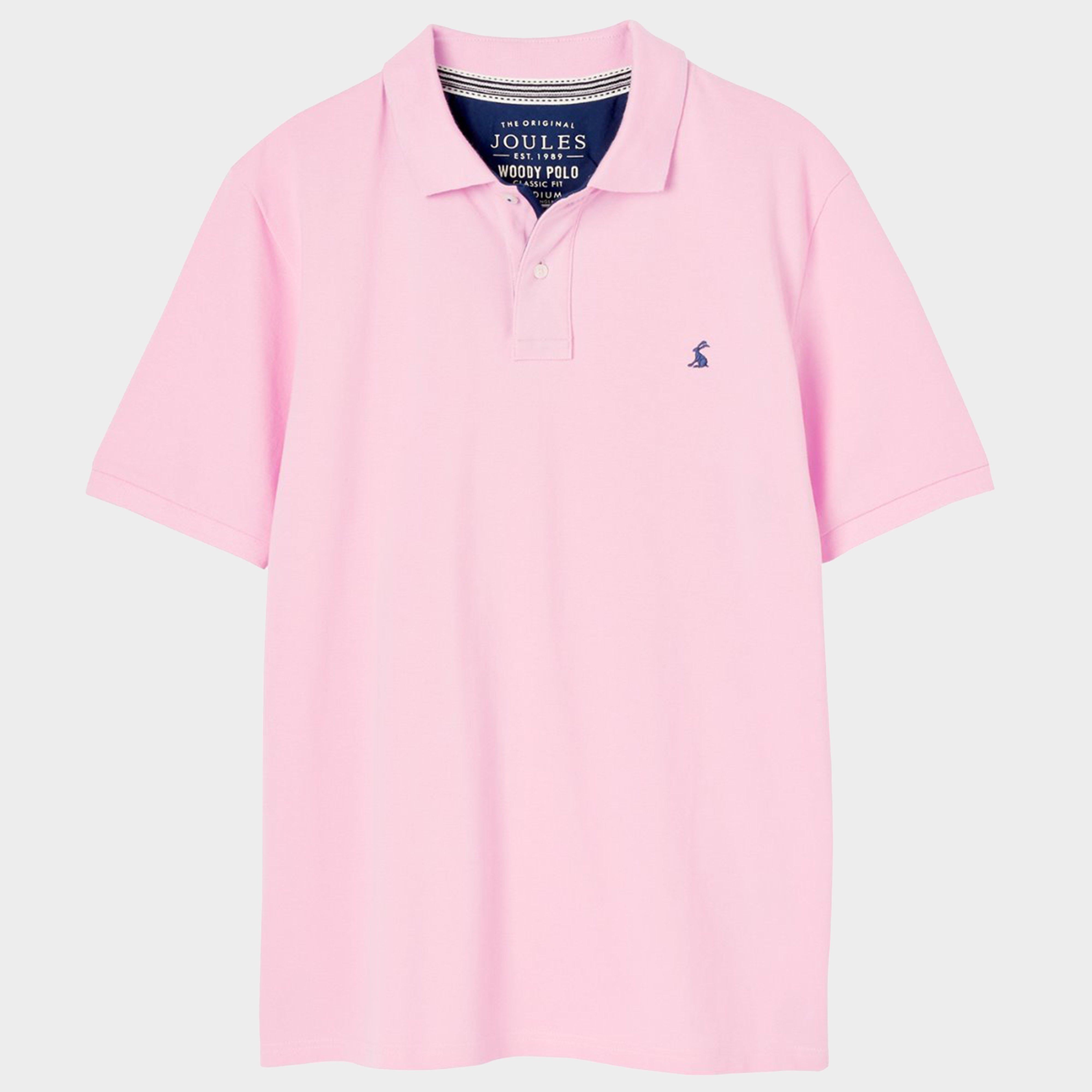 Mens Woody Polo Shirt Light Pink
