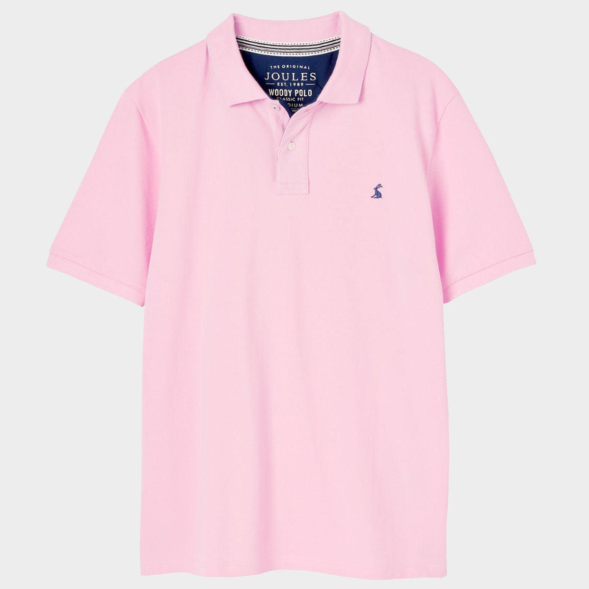Mens Woody Polo Shirt Light Pink