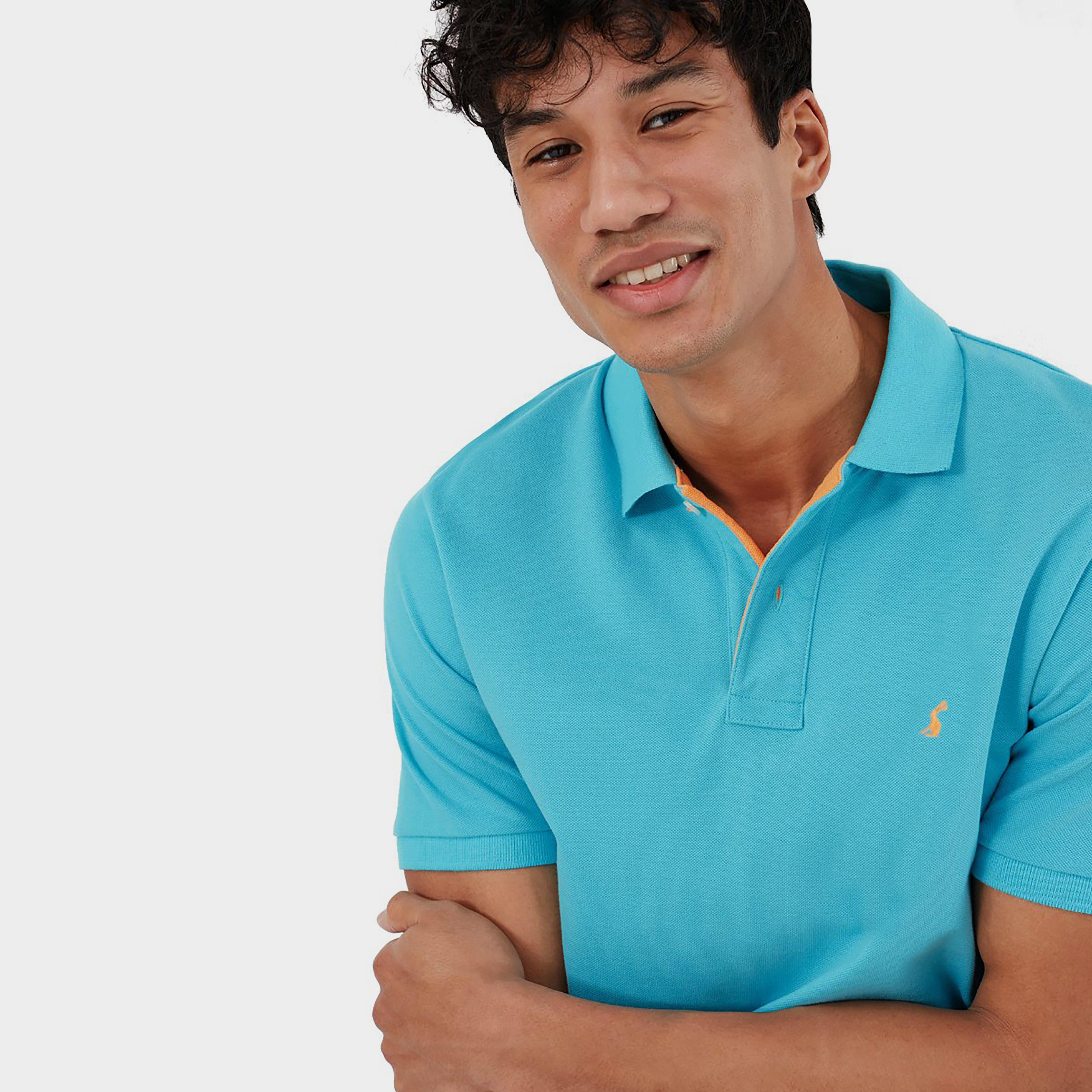 Mens Woody Polo Shirt River Blue