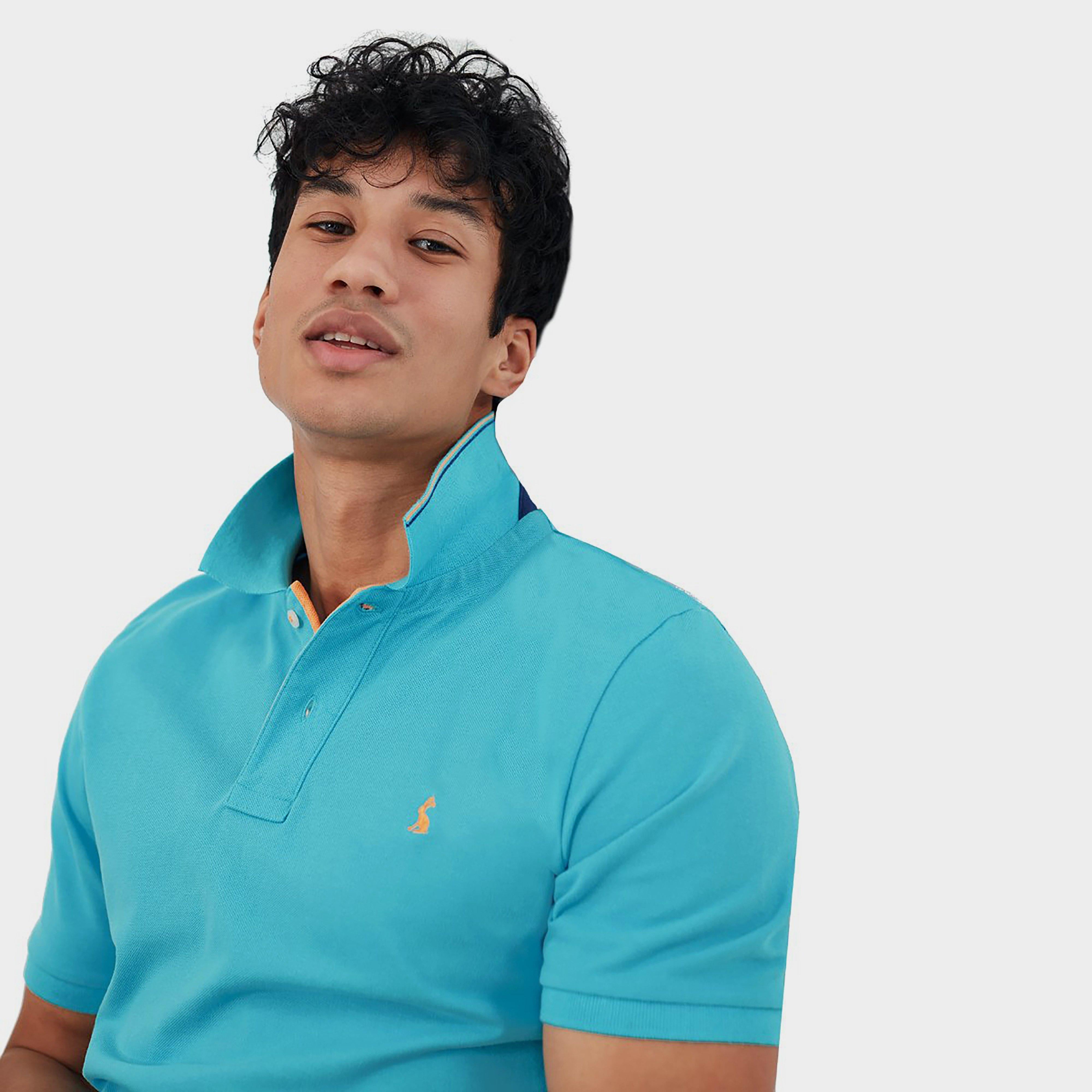 Mens Woody Polo Shirt River Blue