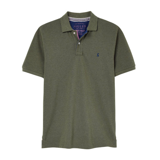 Mens Woody Polo Shirt Seaweed Marl