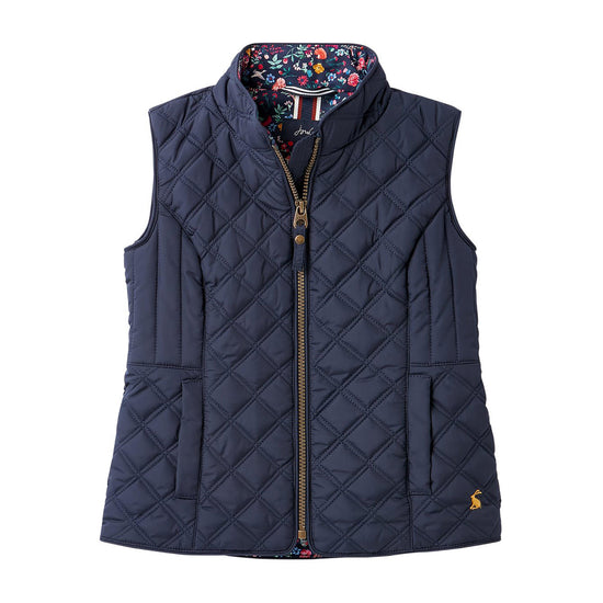 Childs Minx Quilted Gilet French Navy