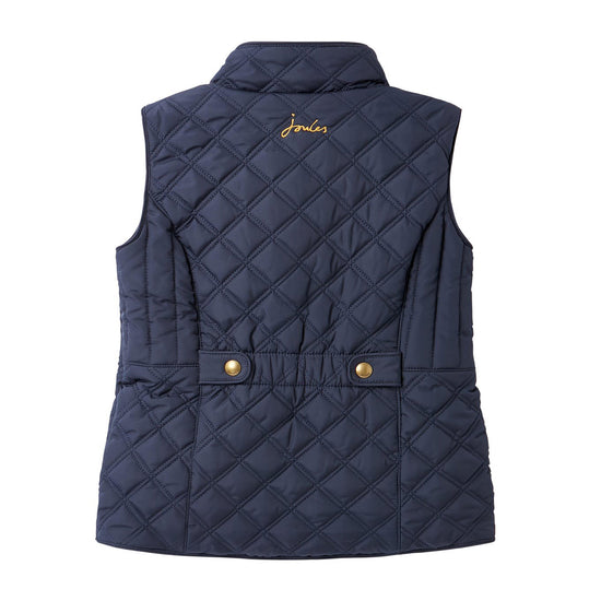 Childs Minx Quilted Gilet French Navy