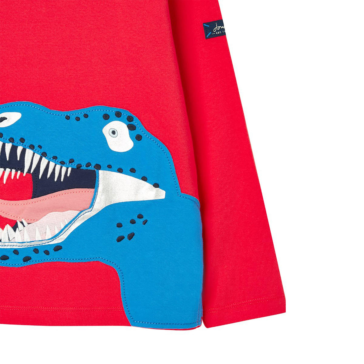 Childs Jack Long Sleeve Top Red Dino