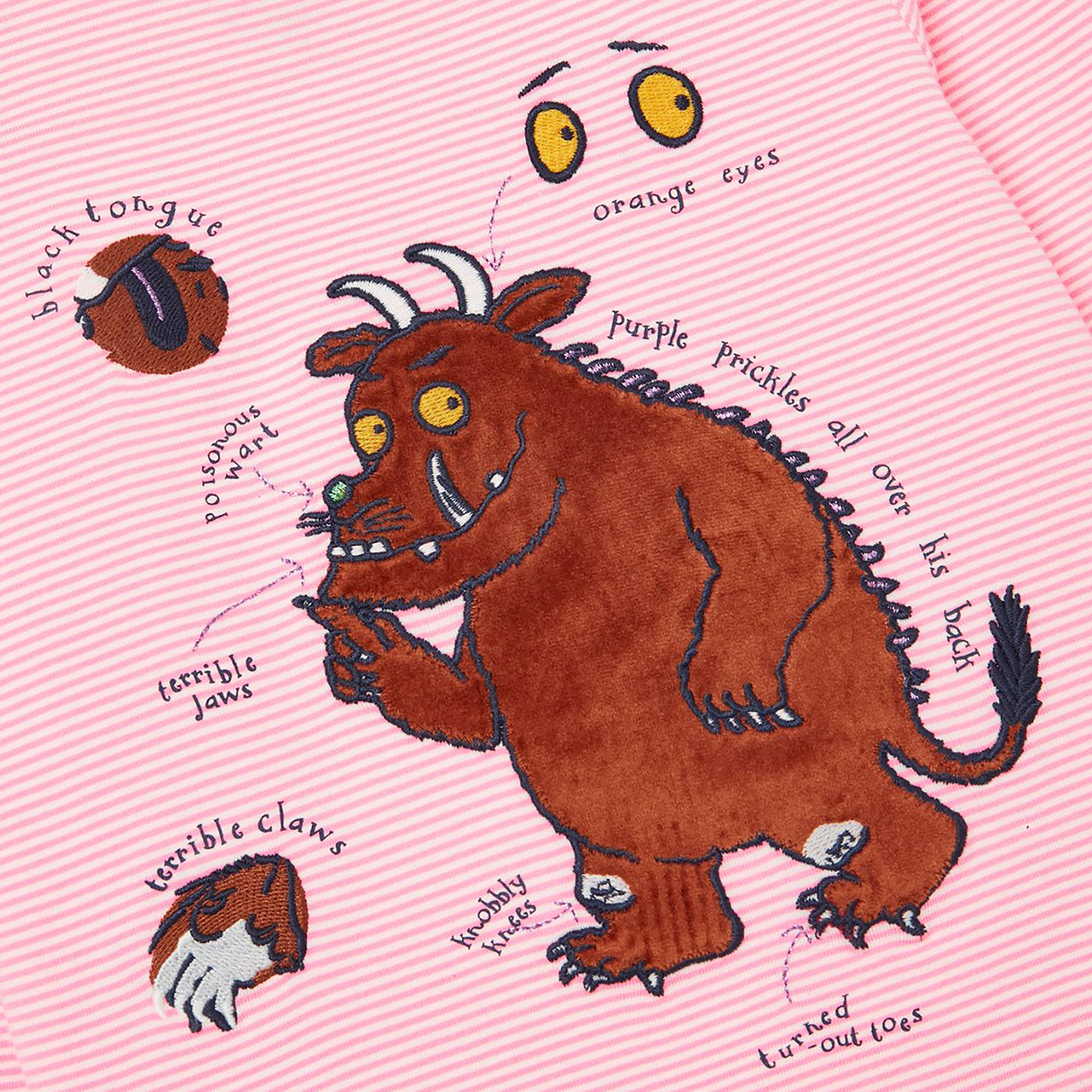 Childs Gruffalo Ava Top Gruffalo Pink Stripe