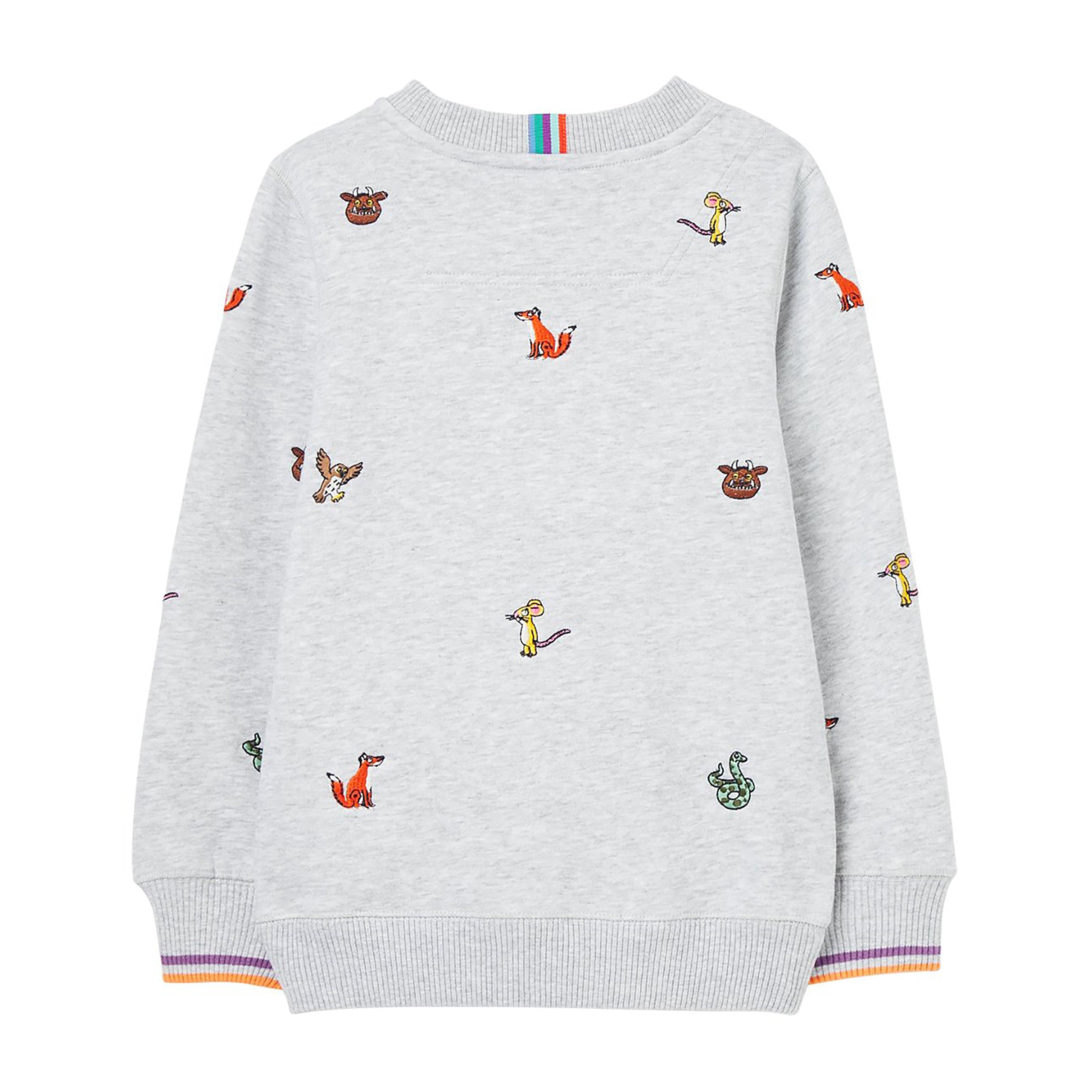 Childs Jonti Sweatshirt Grey Gruffalo Icons