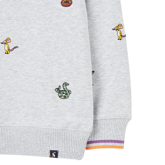 Childs Jonti Sweatshirt Grey Gruffalo Icons