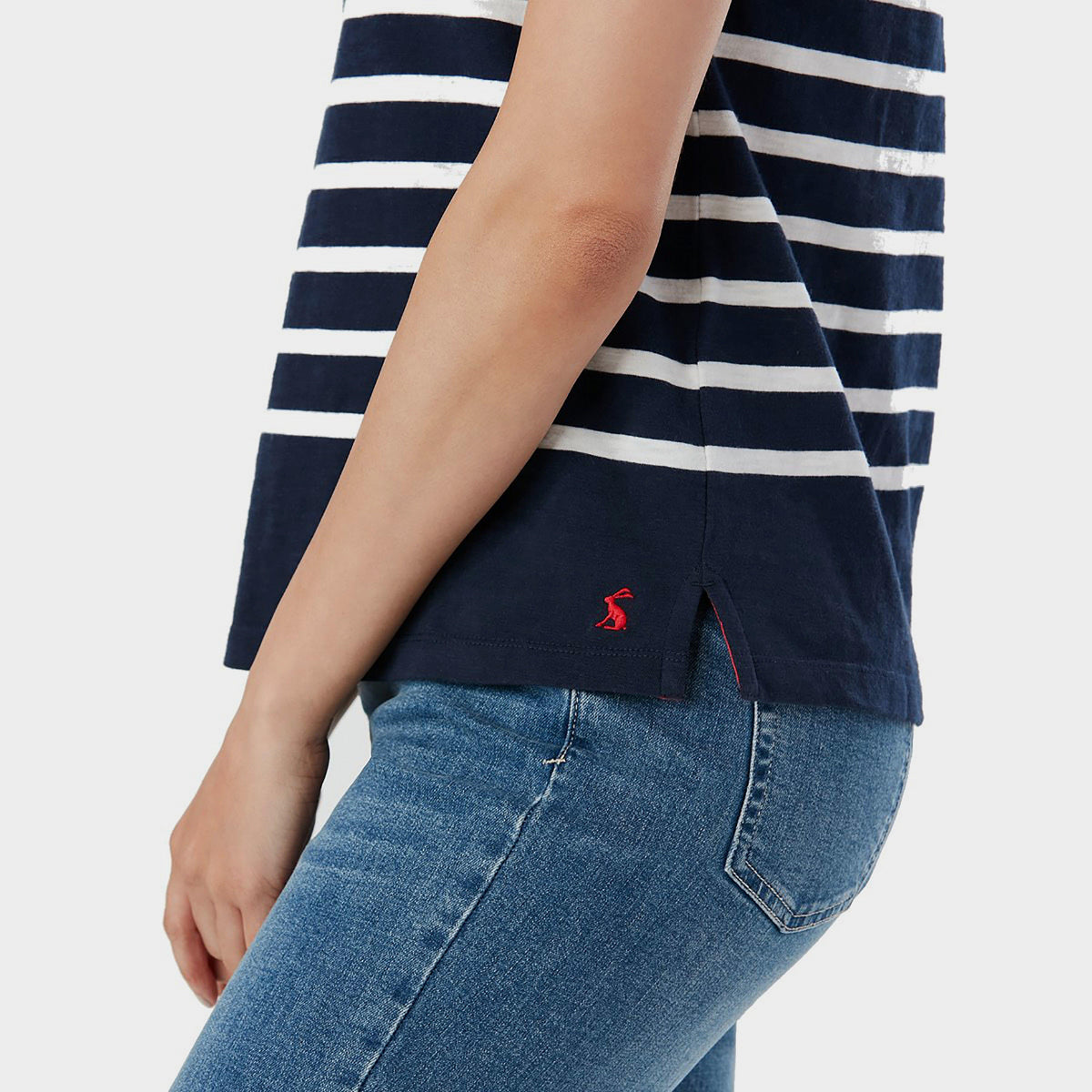 Womens Carley Stripe T-Shirt Engine Cream Stripe