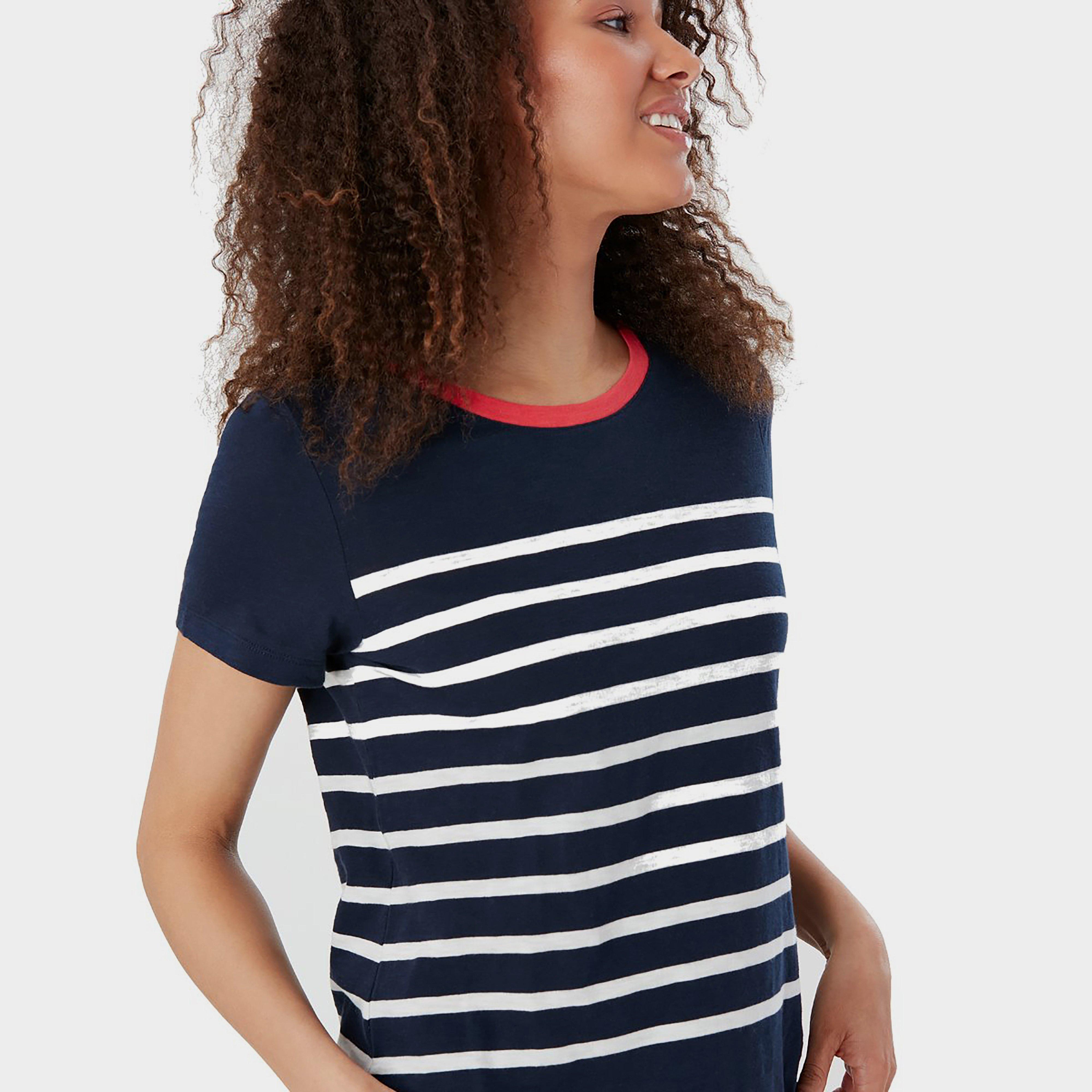 Womens Carley Stripe T-Shirt Engine Cream Stripe