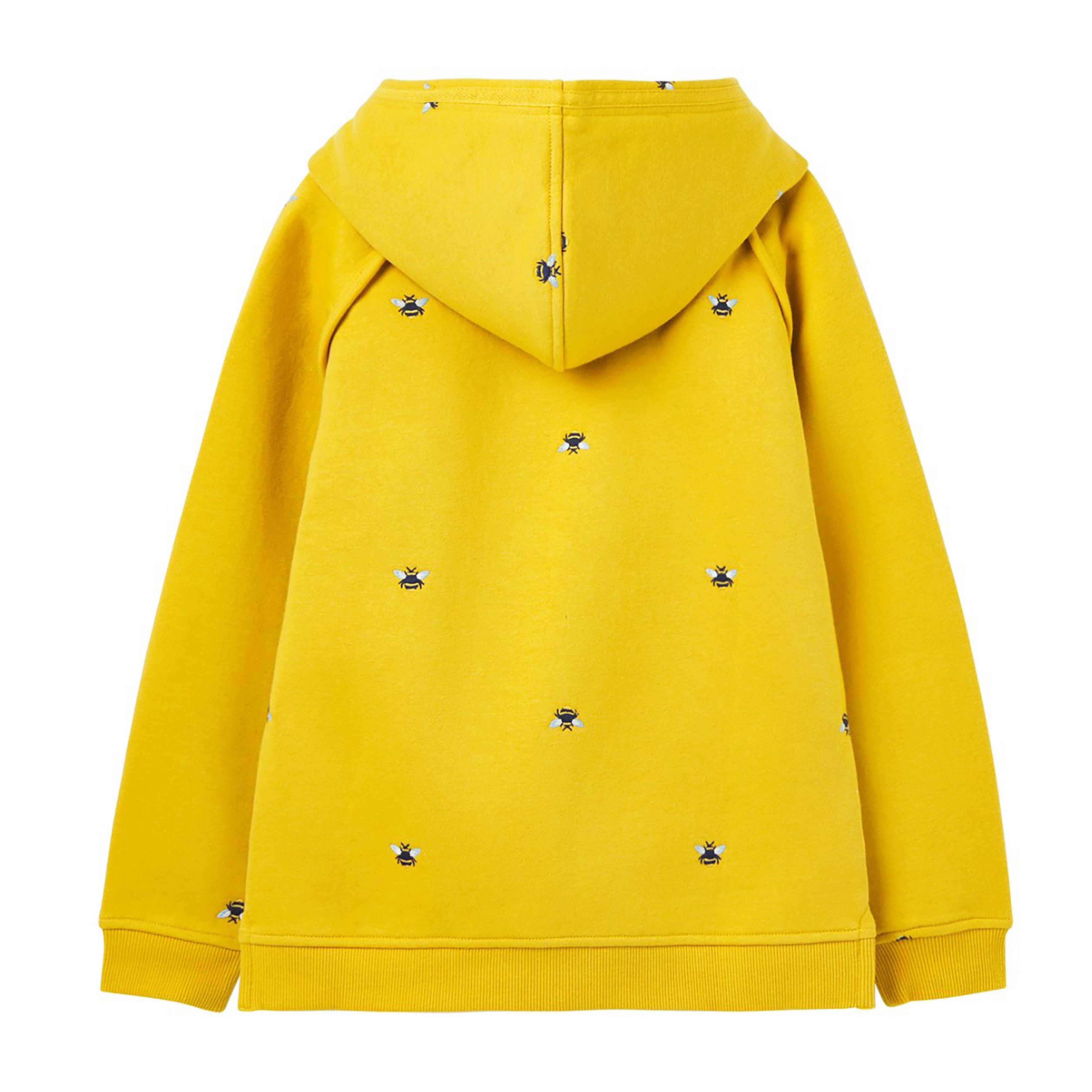 Childs Lucas Embroidered Hoodie Yellow Bee
